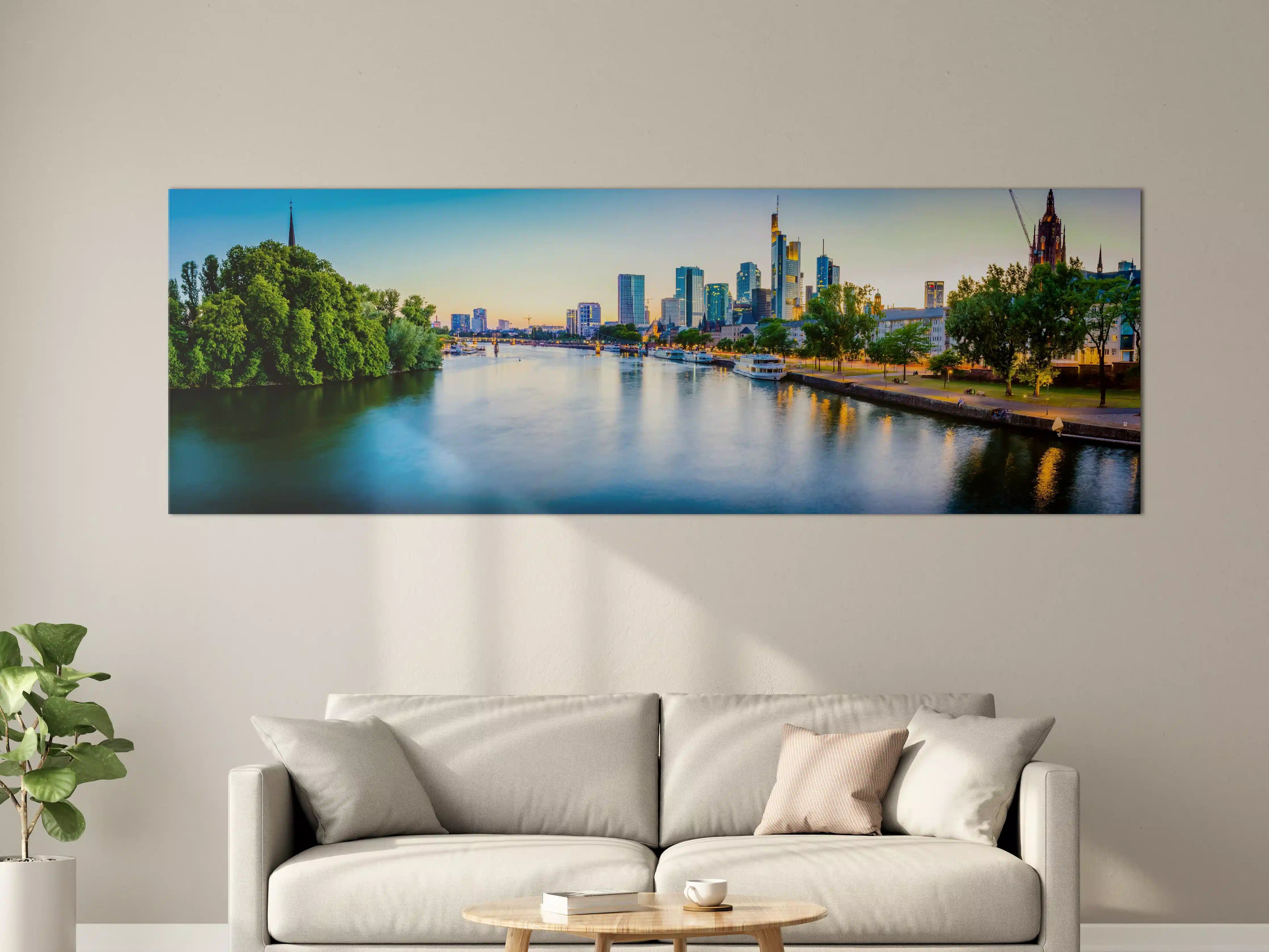 Große Wandbilder - Frankfurt Panorama Ostend