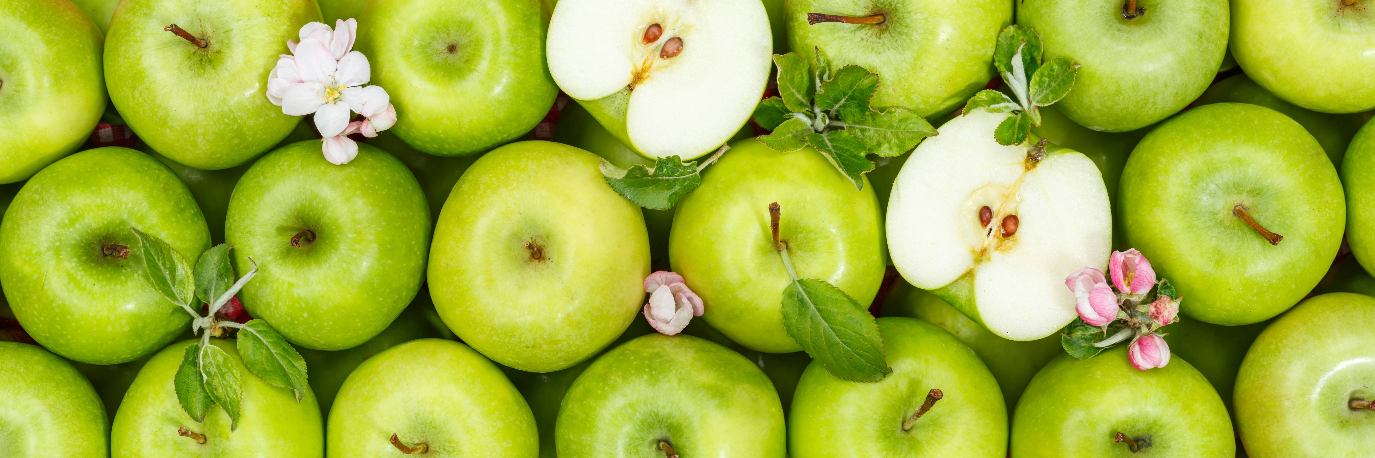 Große Wandbilder-Frische grüne Äpfel