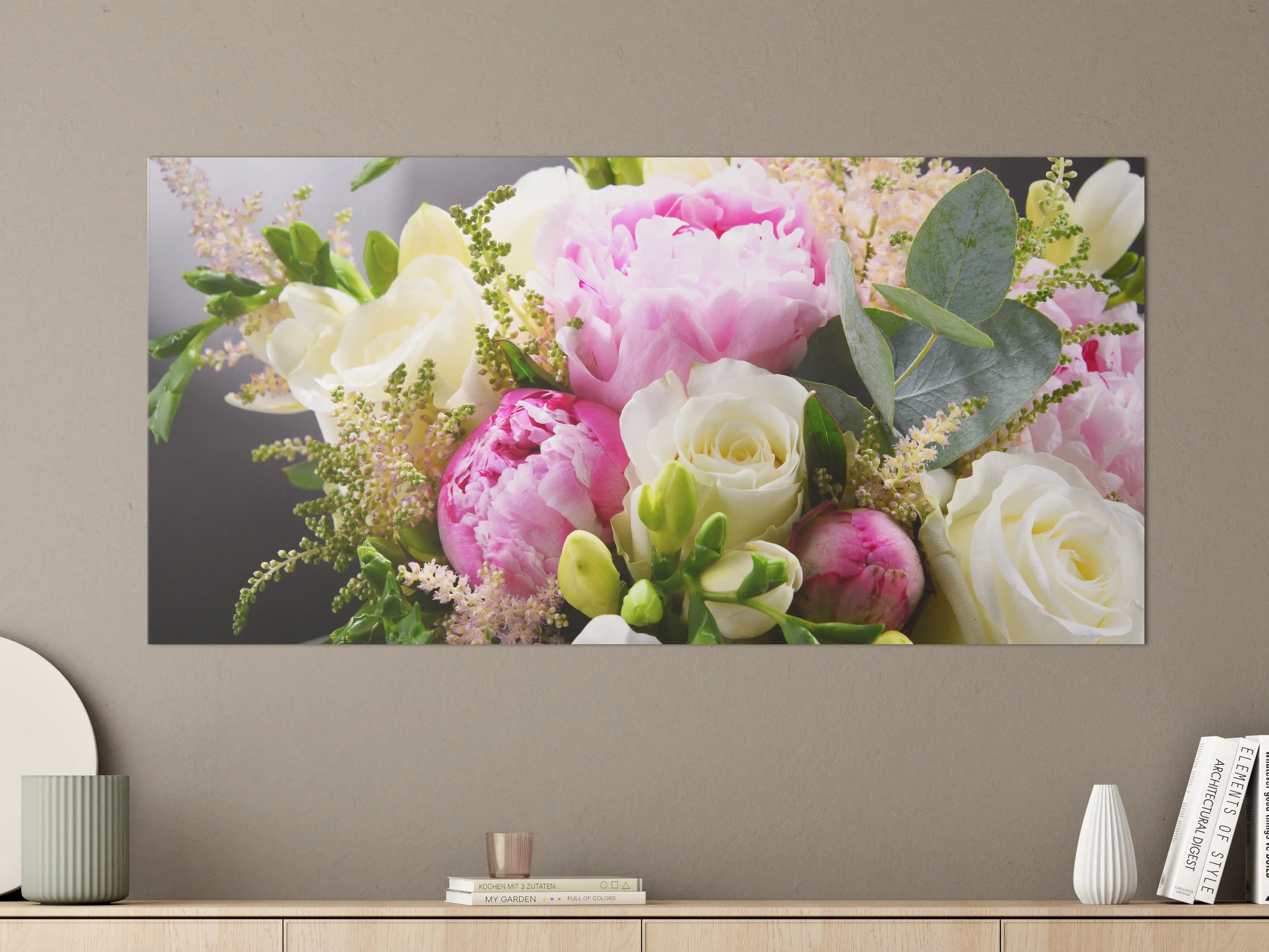 Große Wandbilder - Frischer Blumenstrauß Mix