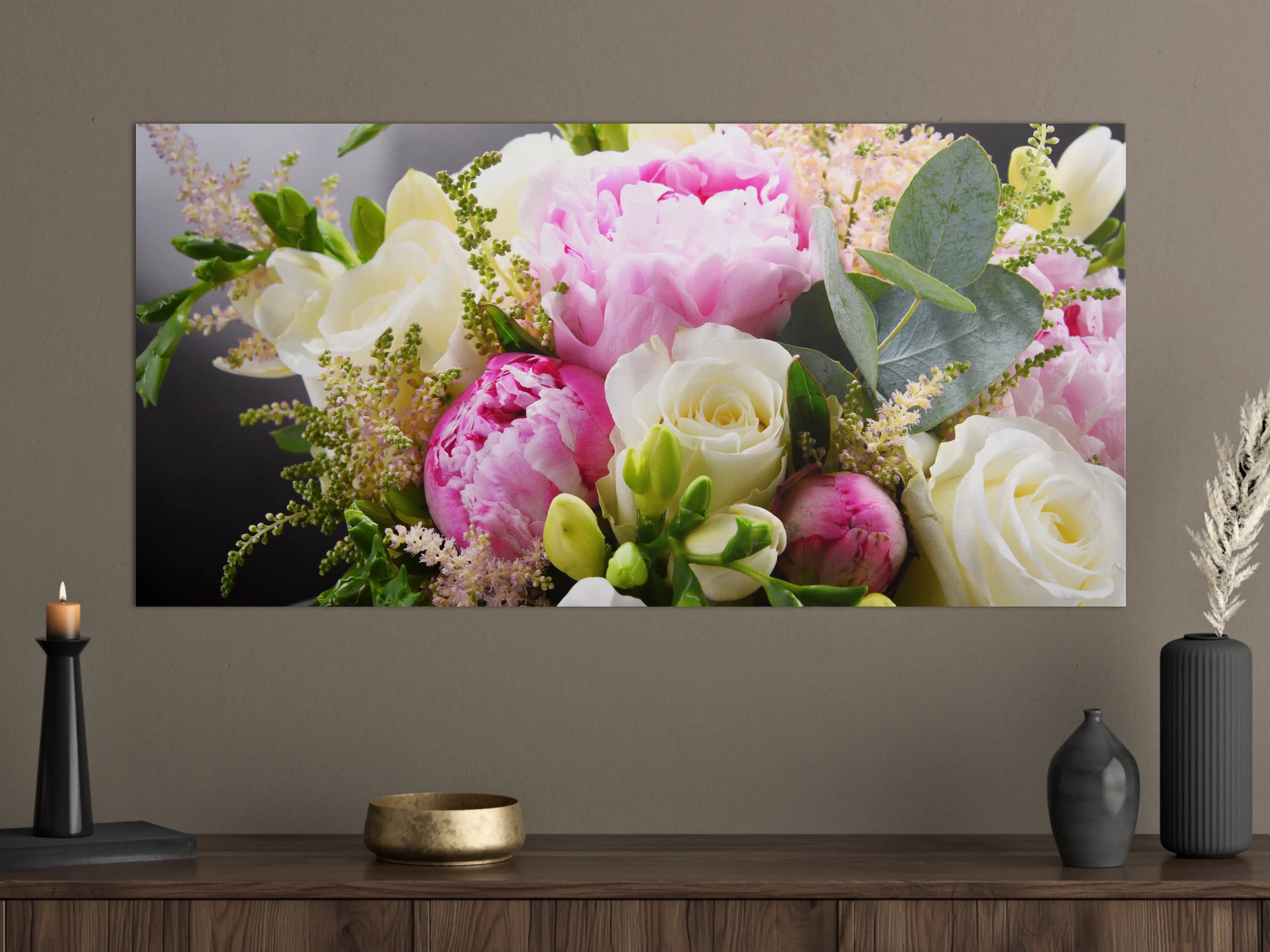 Große Wandbilder - Frischer Blumenstrauß Mix