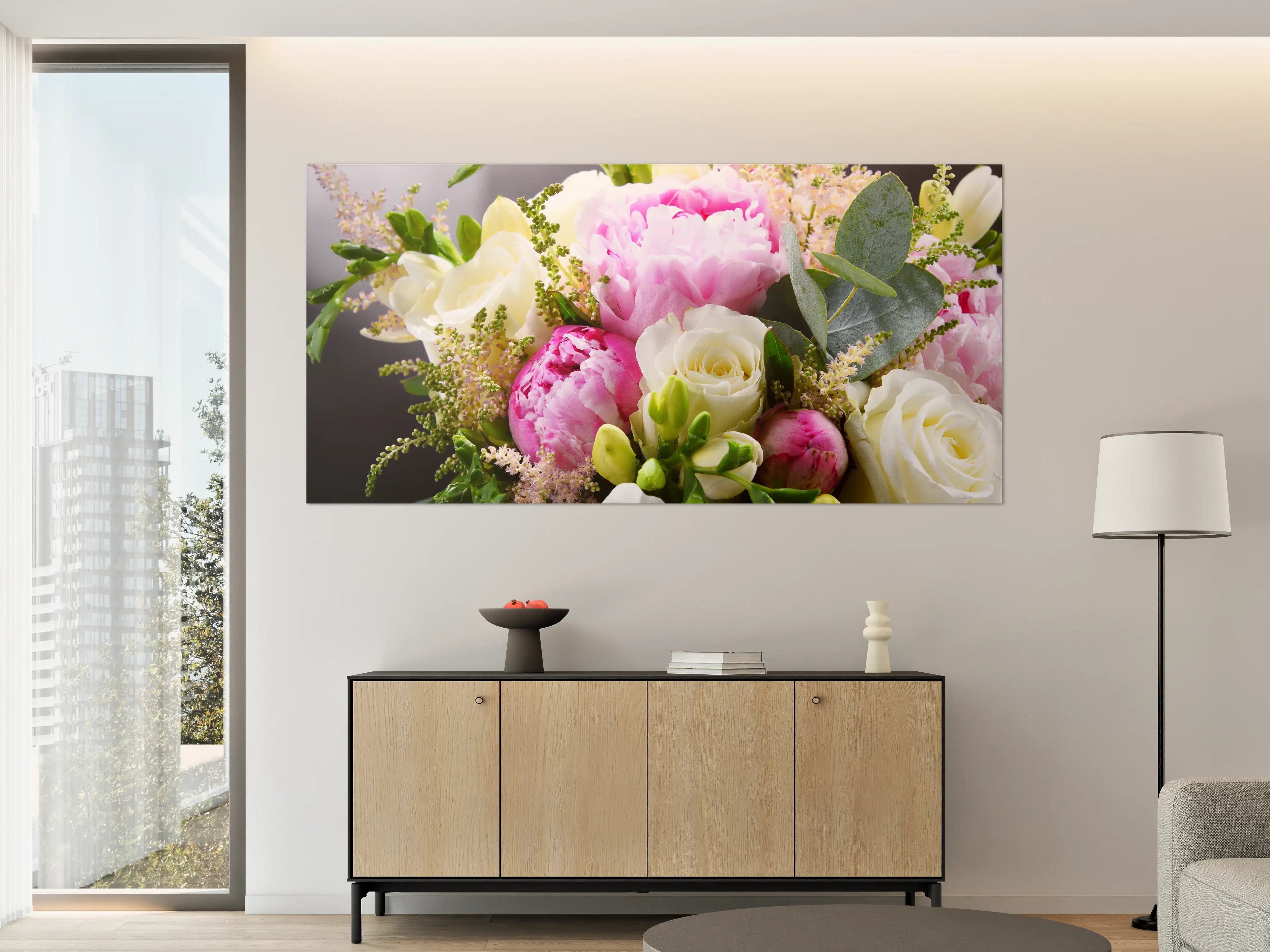 Große Wandbilder - Frischer Blumenstrauß Mix