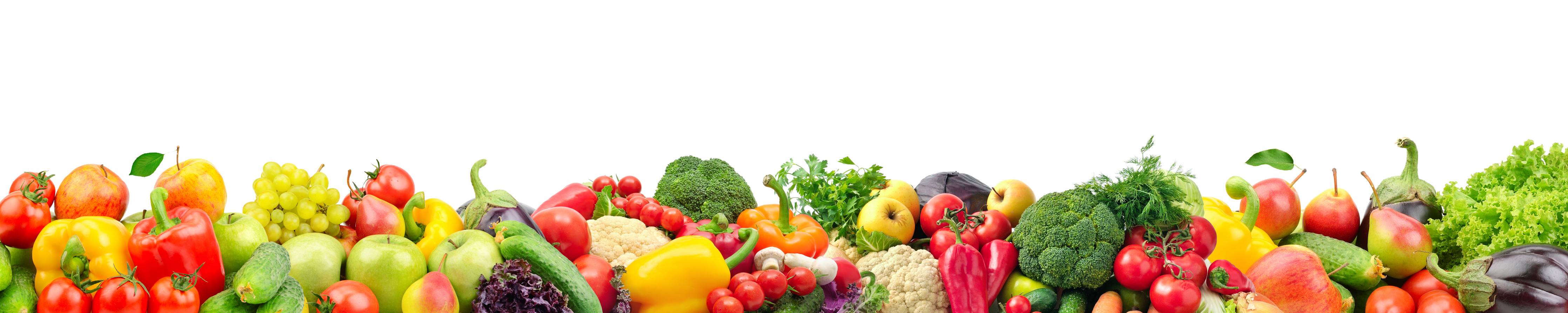Große Wandbilder-Frisches Buntes Obst-Gemüse