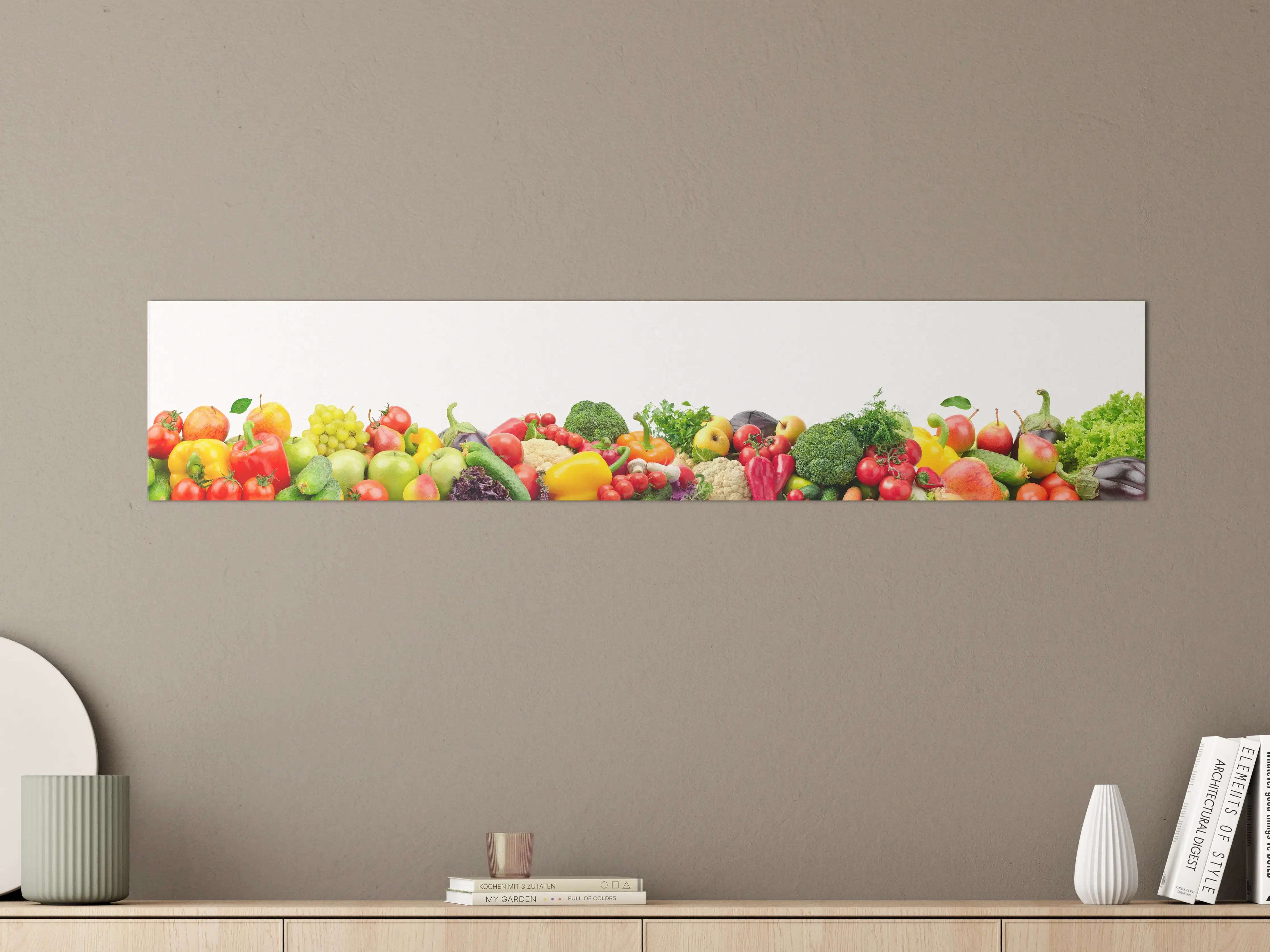 Große Wandbilder - Frisches Buntes Obst-Gemüse