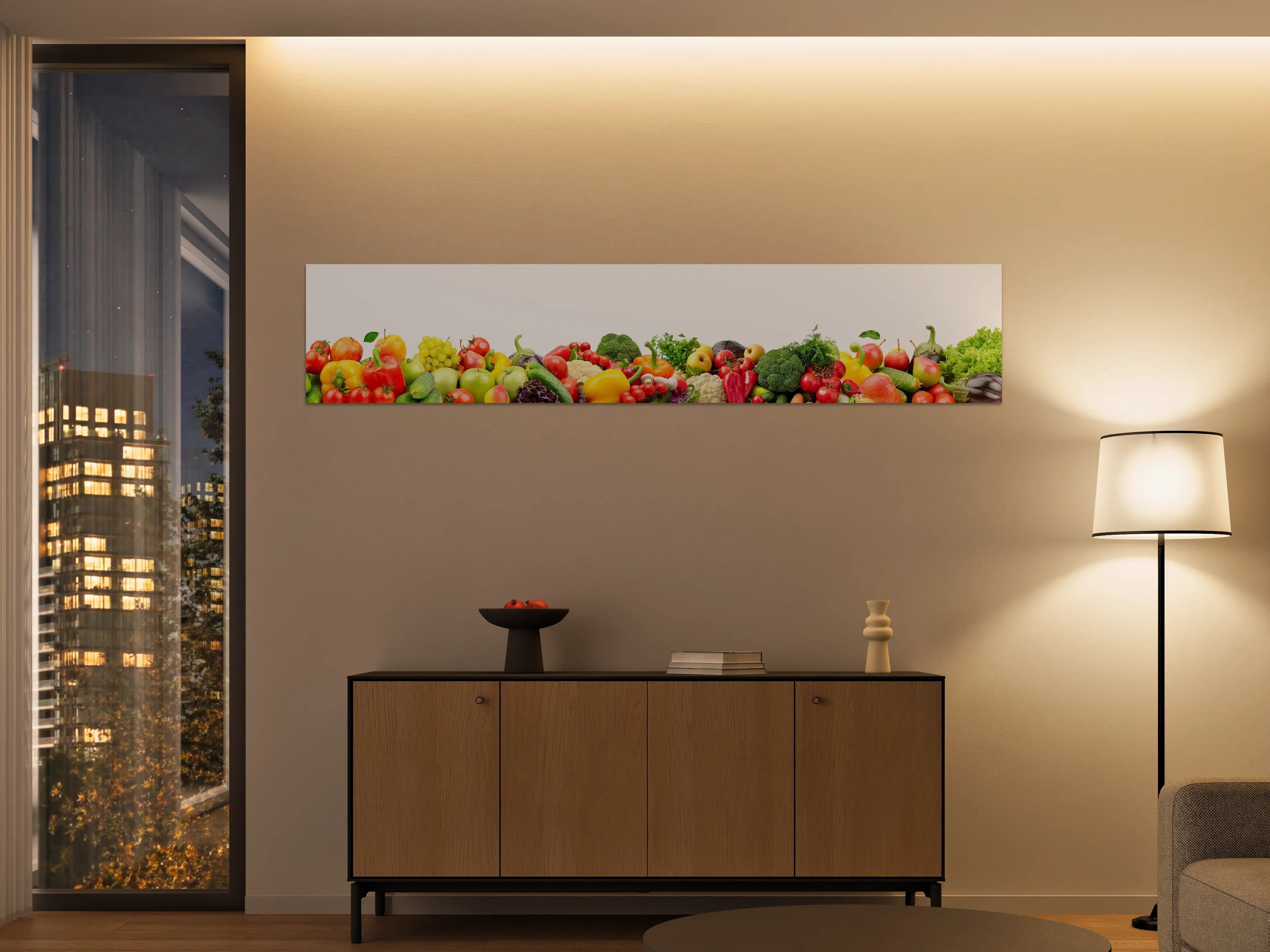 Große Wandbilder - Frisches Buntes Obst-Gemüse