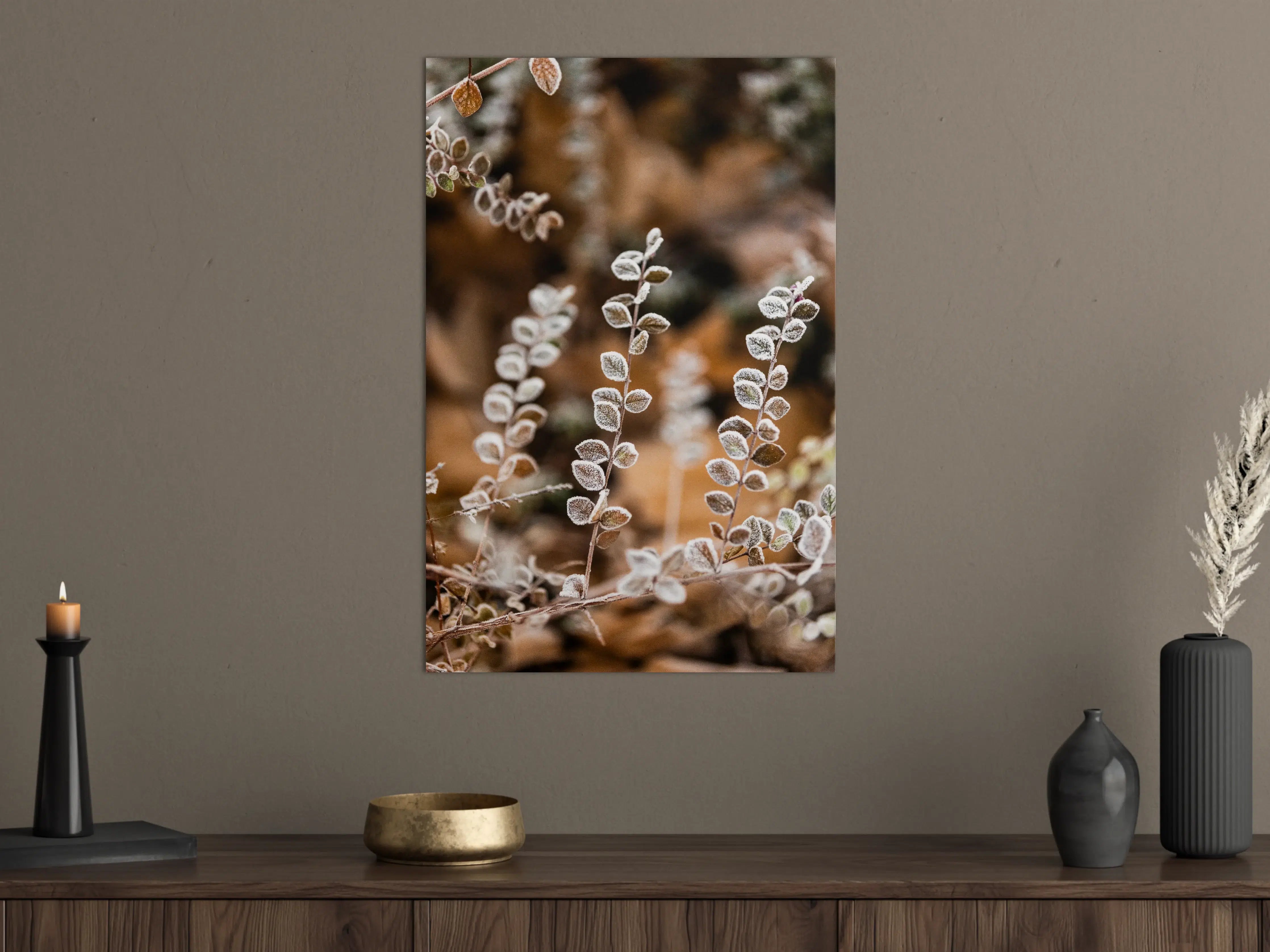 Große Wandbilder - Frostige Pflanzen im Herbst