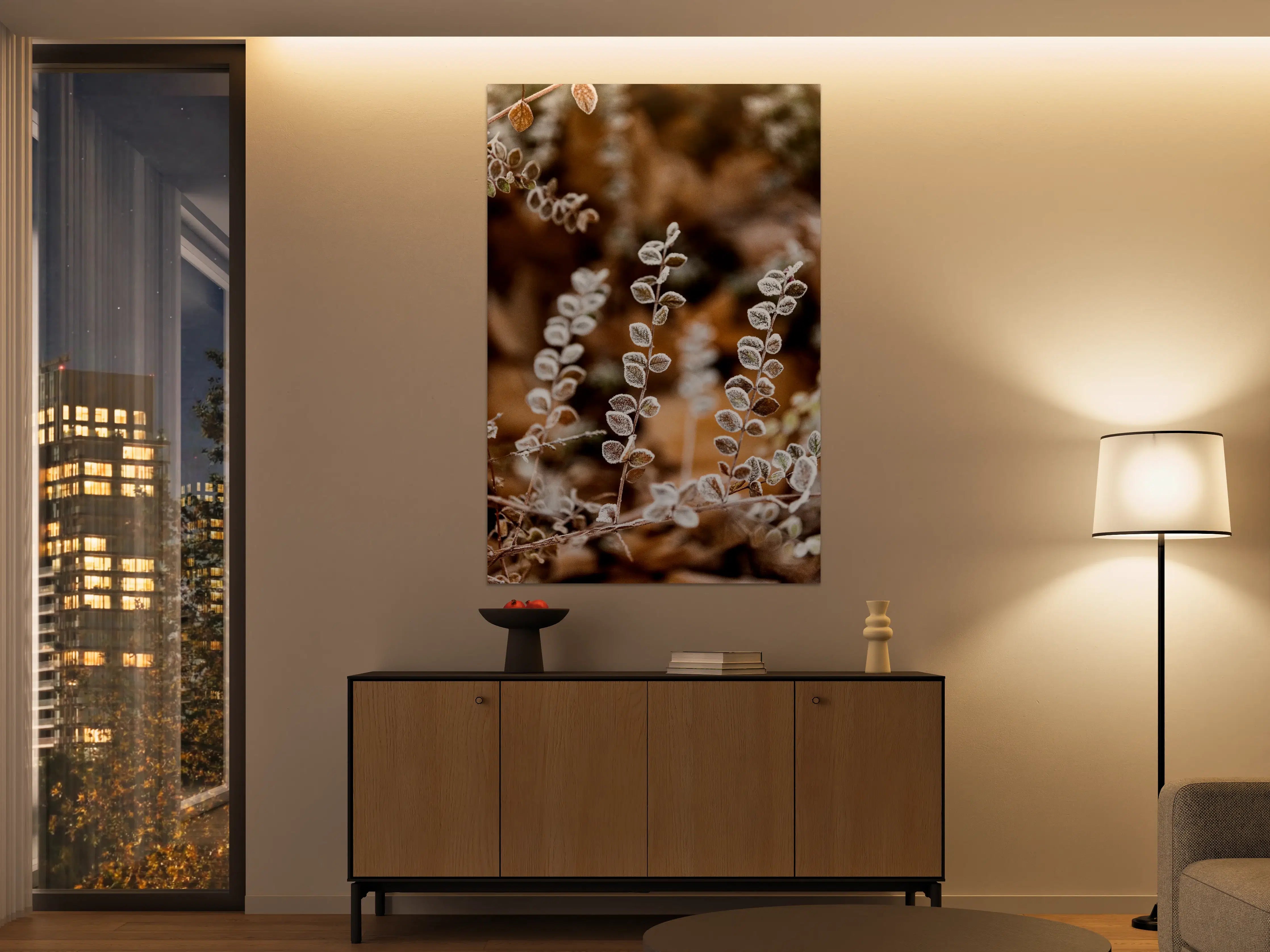 Große Wandbilder - Frostige Pflanzen im Herbst