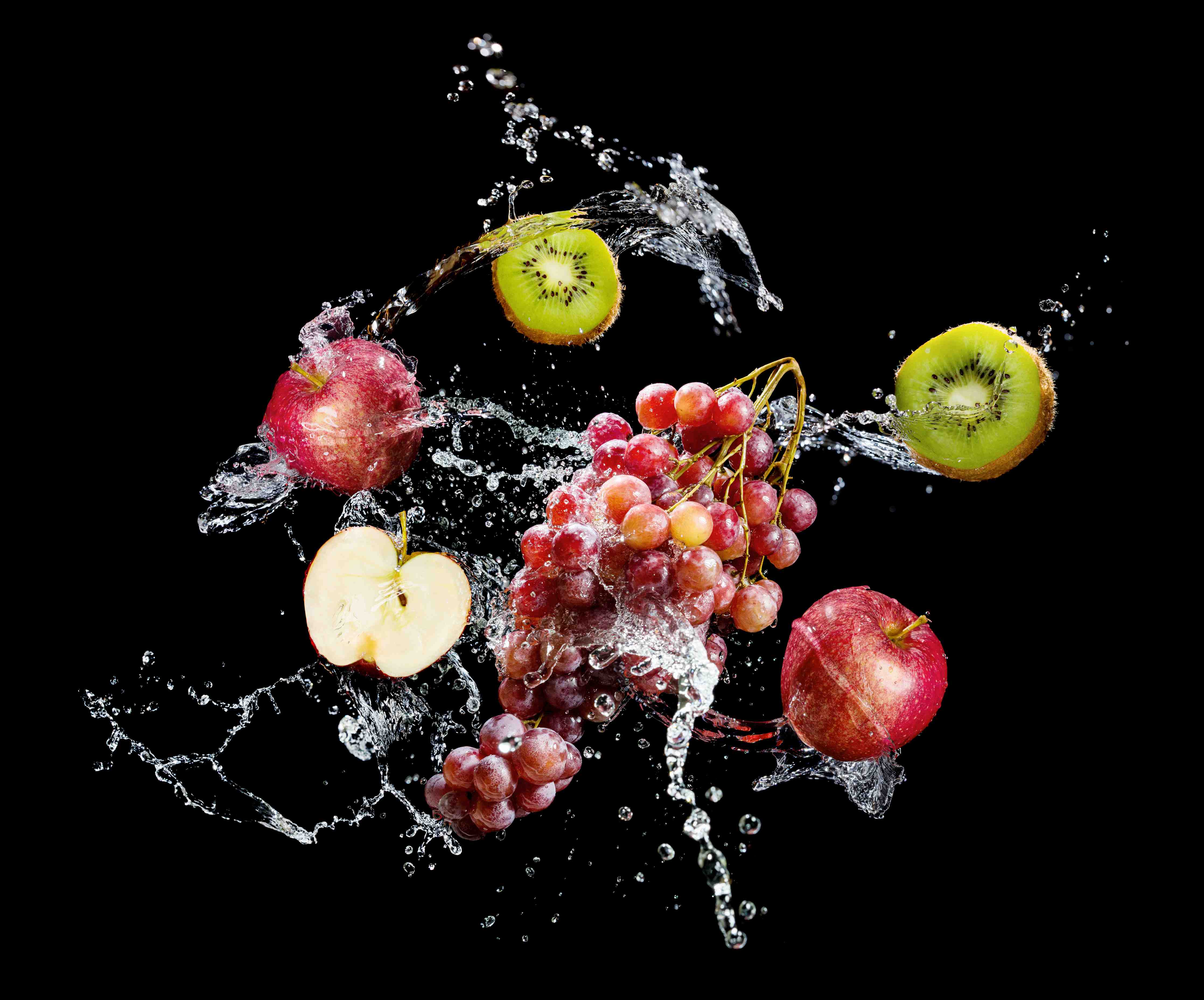 Große Wandbilder-Frucht-Explosion Wasser-Splash