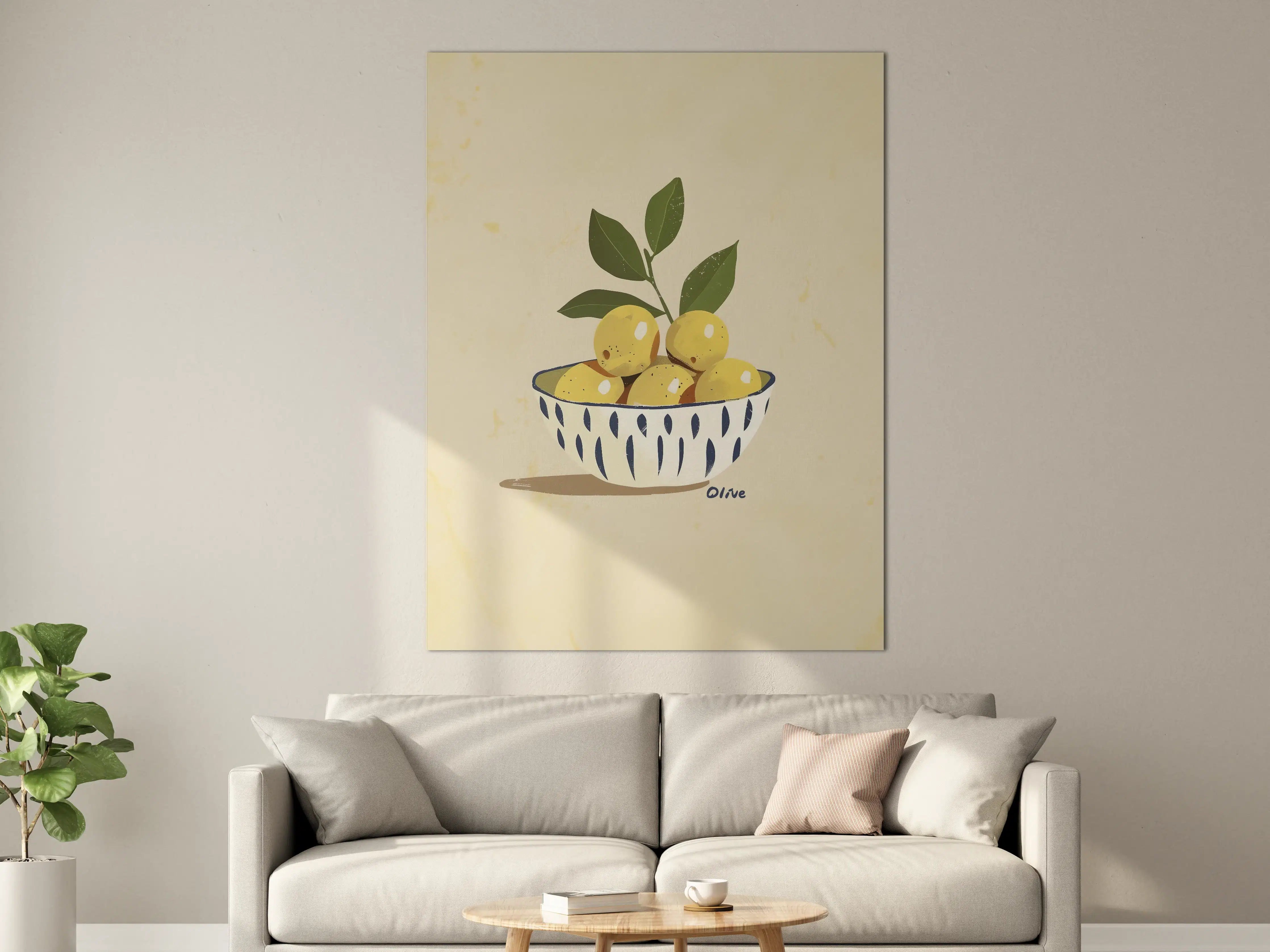 Große Wandbilder - Früchte in moderner Illustration