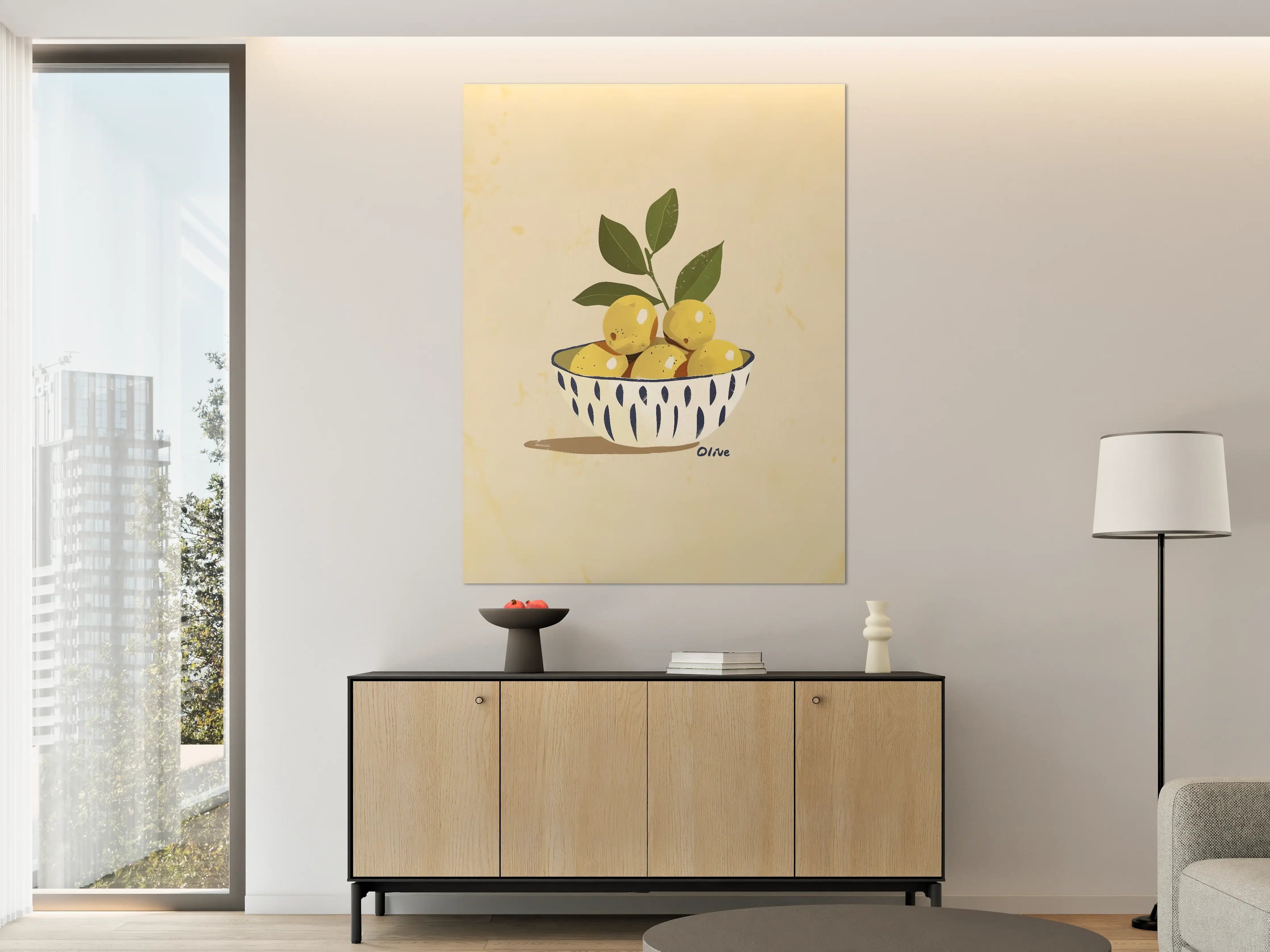 Große Wandbilder - Früchte in moderner Illustration