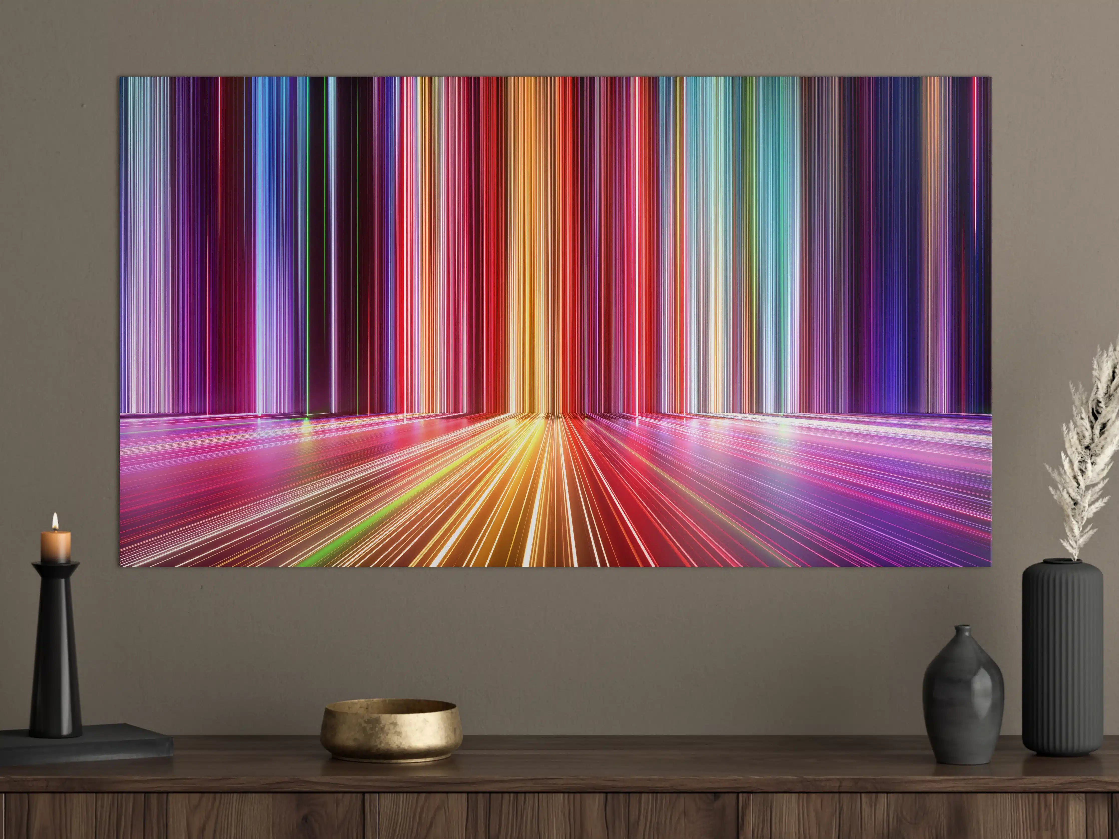 Große Wandbilder - Futuristische Farben - 3D Render