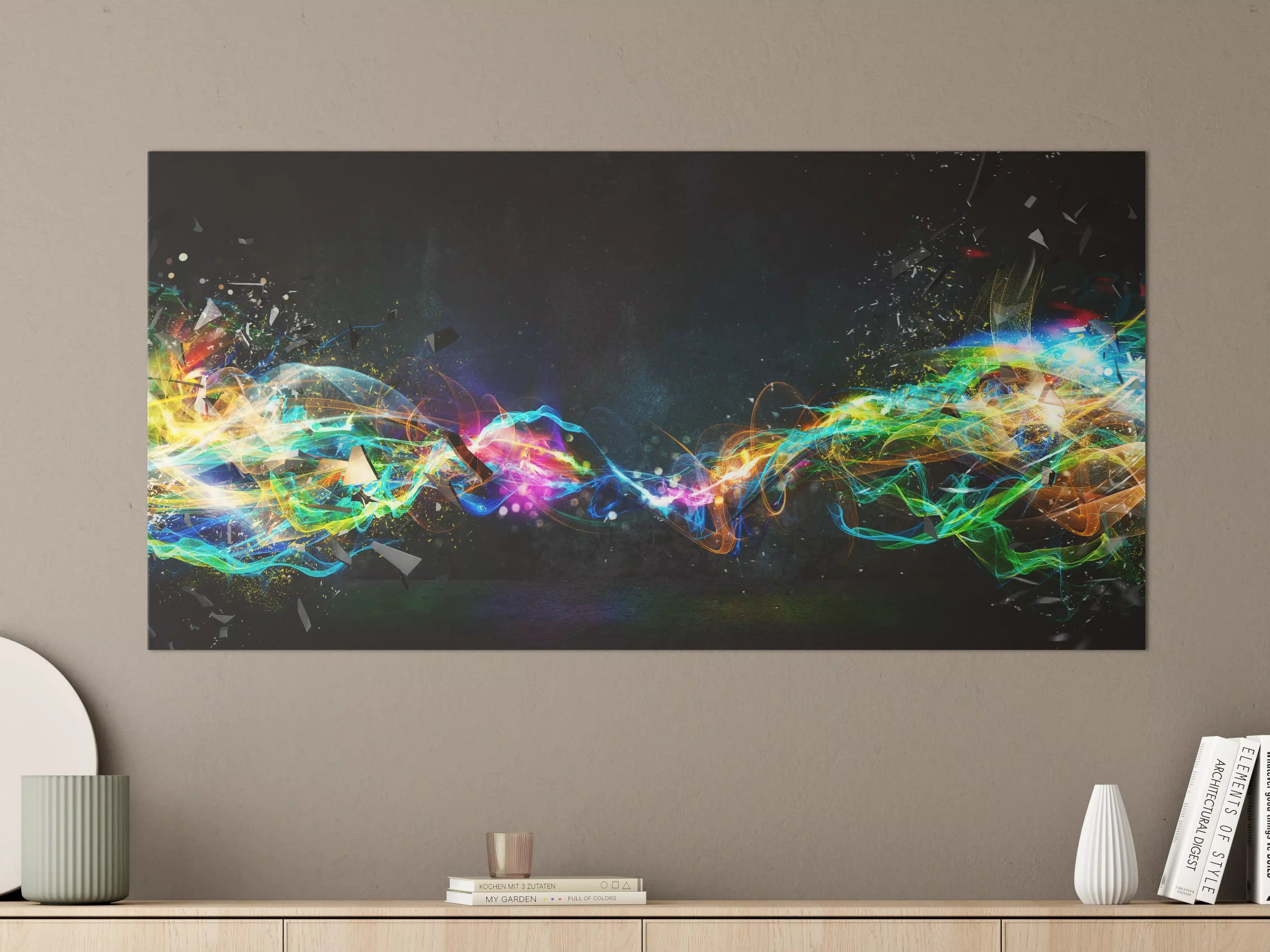 Große Wandbilder - Futuristisches Bewegungsbanner - Abstrakt