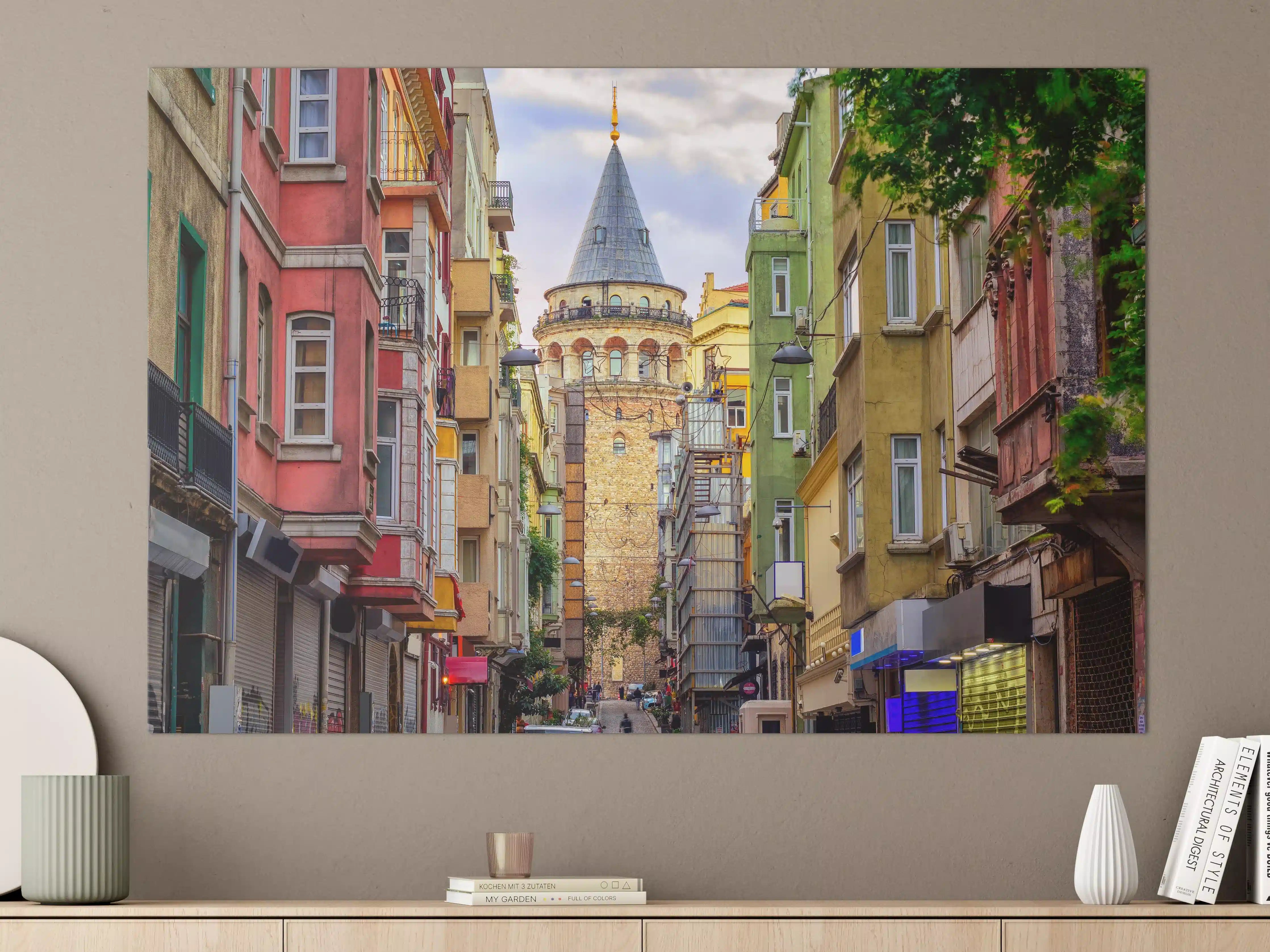 Große Wandbilder - Galata-Turm in der Altstadt von Istanbul