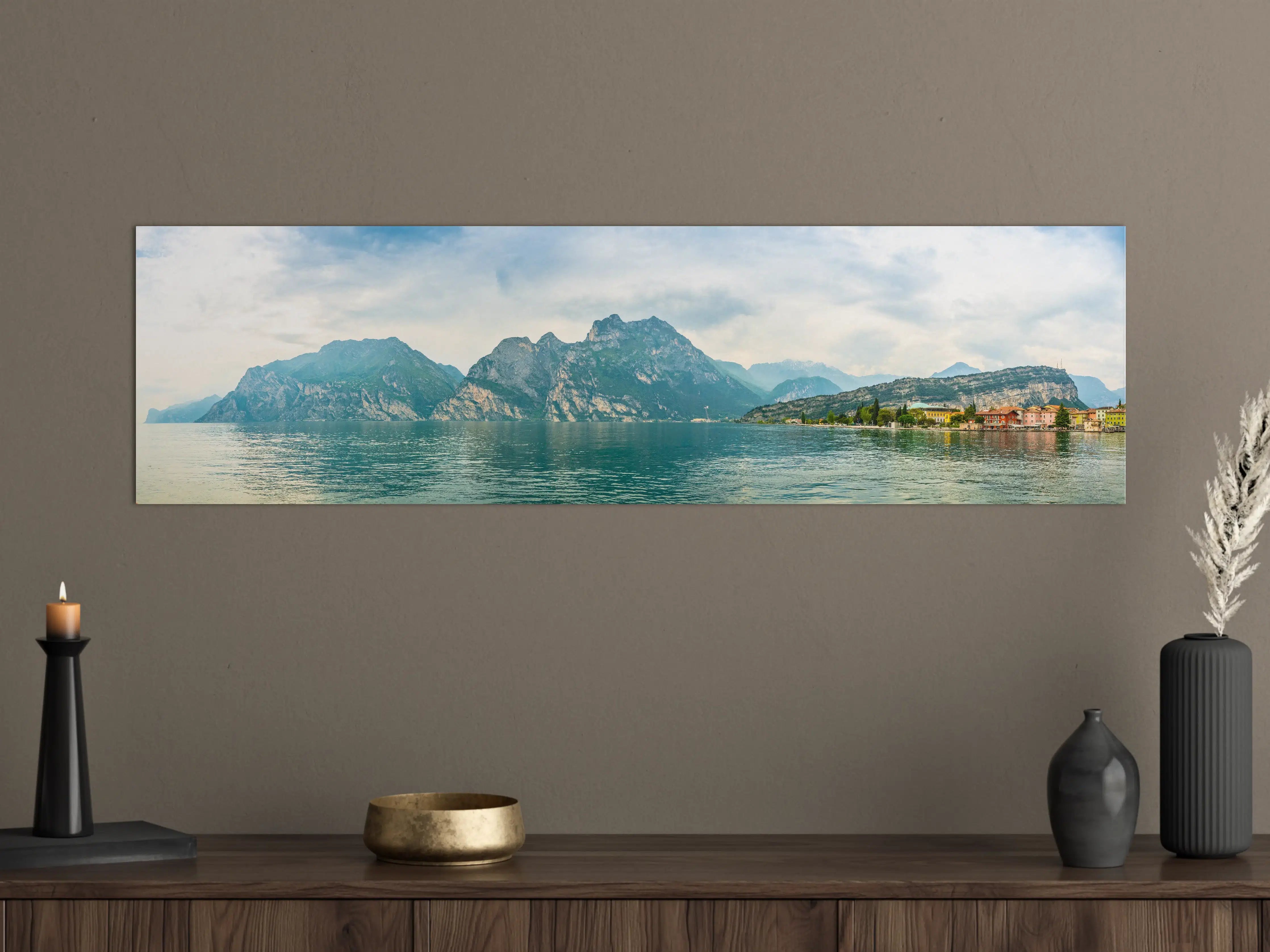 Große Wandbilder - Gardasee im Farbenspiel von Himmel und Natur