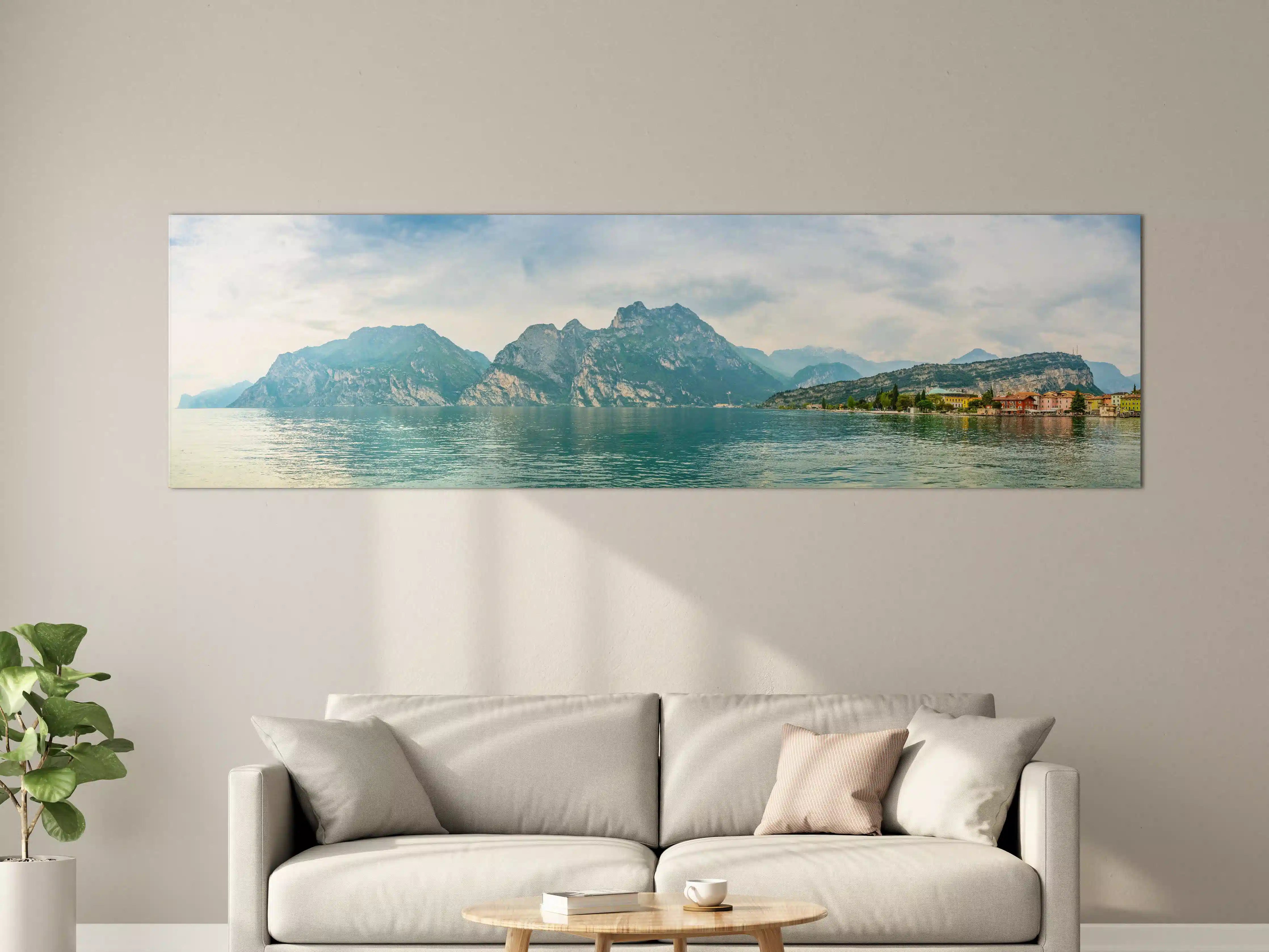 Große Wandbilder - Gardasee im Farbenspiel von Himmel und Natur
