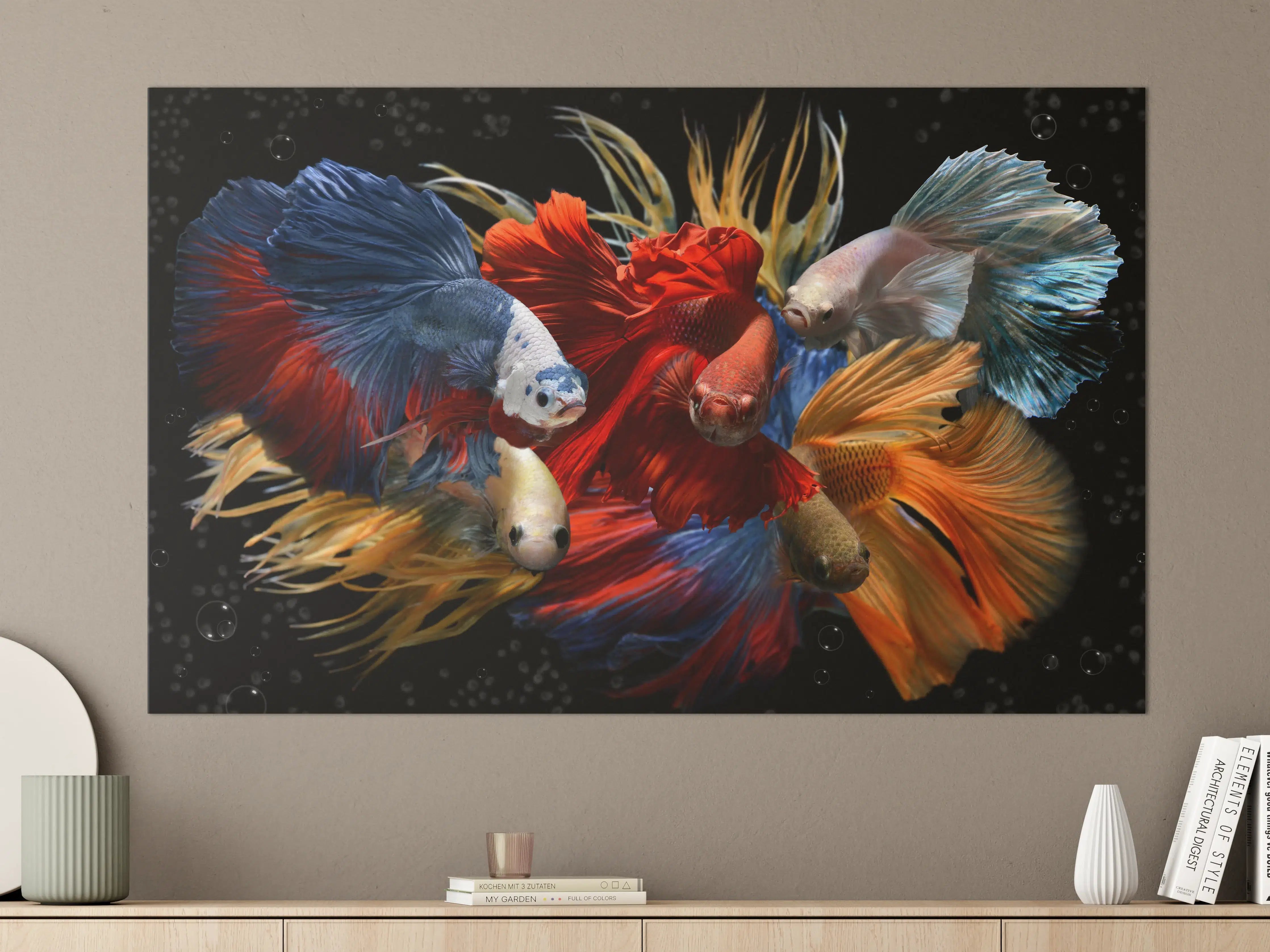 Große Wandbilder - Gemischte bunte Fantasie betta