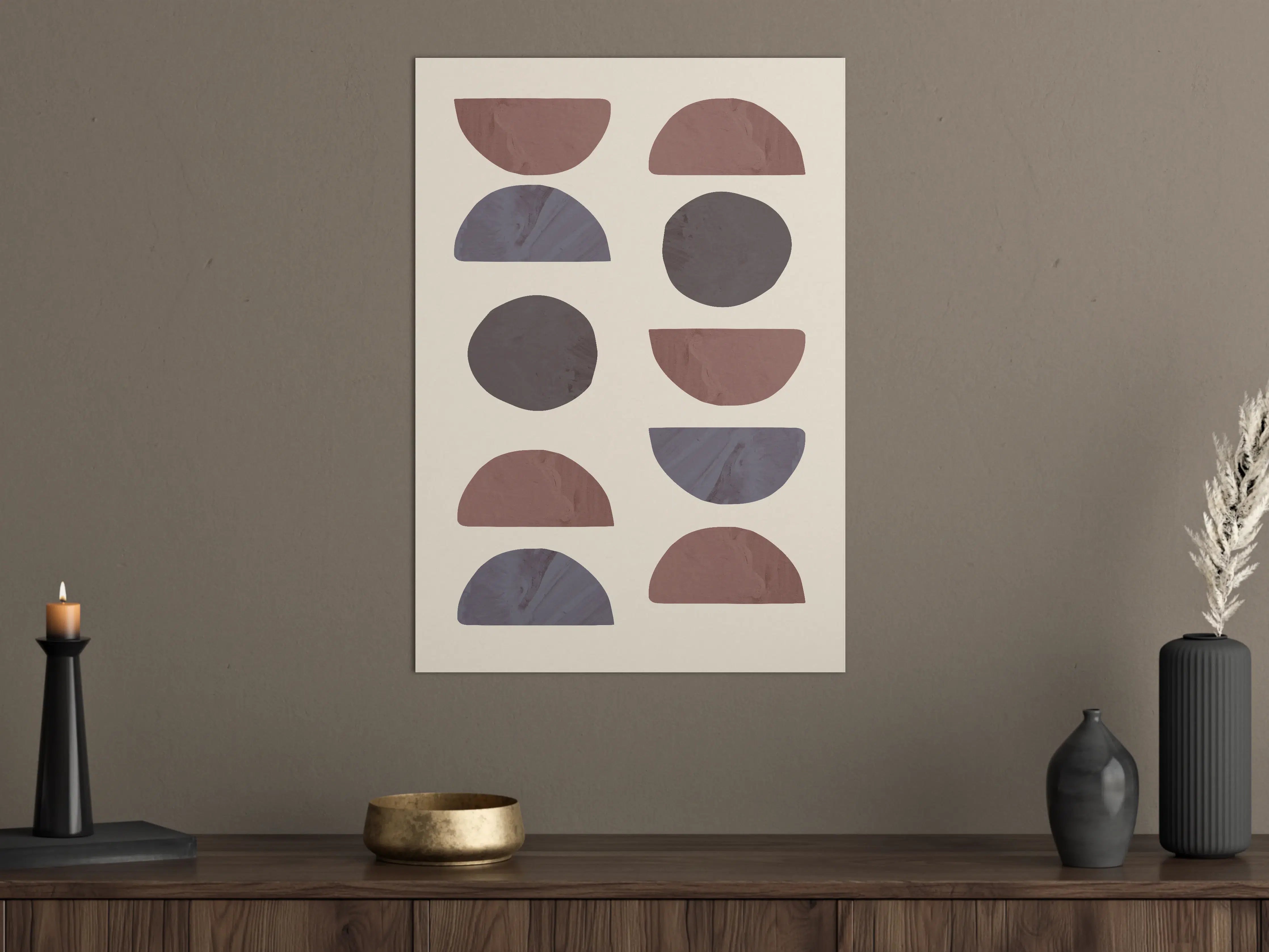 Große Wandbilder - Geometrie - Kollage