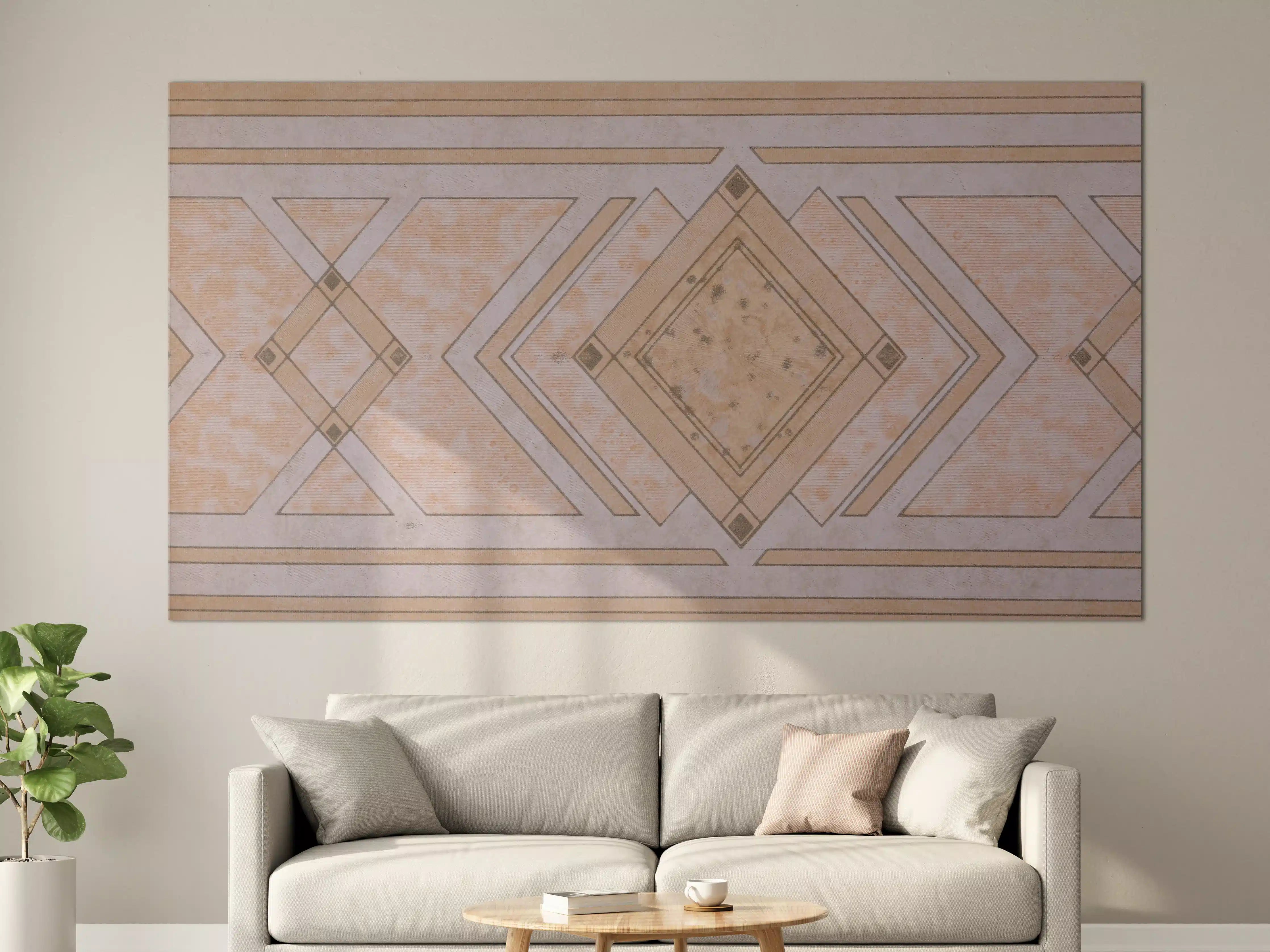 Große Wandbilder - Geometrisches Kunstmuster - Modern
