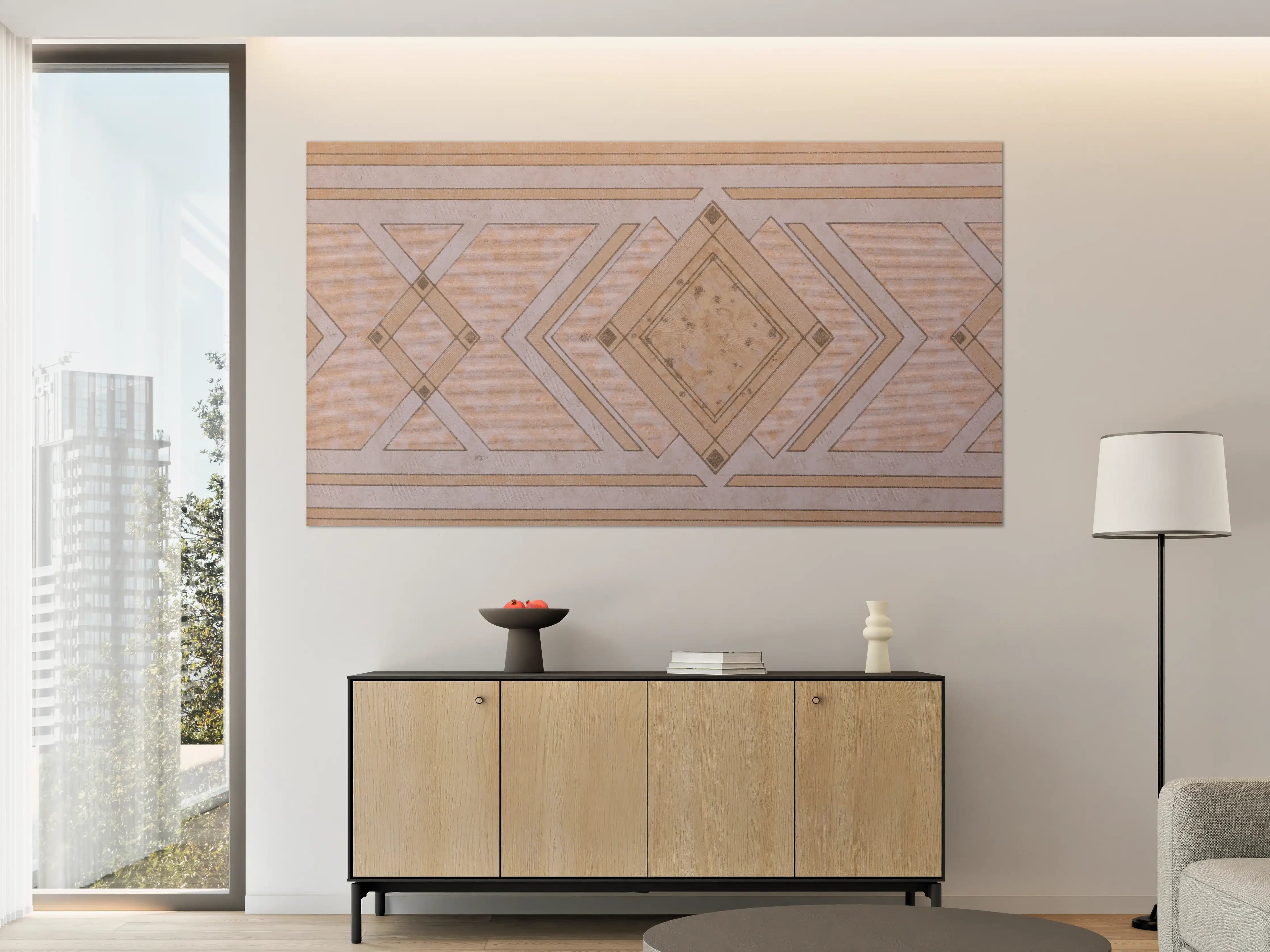 Große Wandbilder - Geometrisches Kunstmuster - Modern