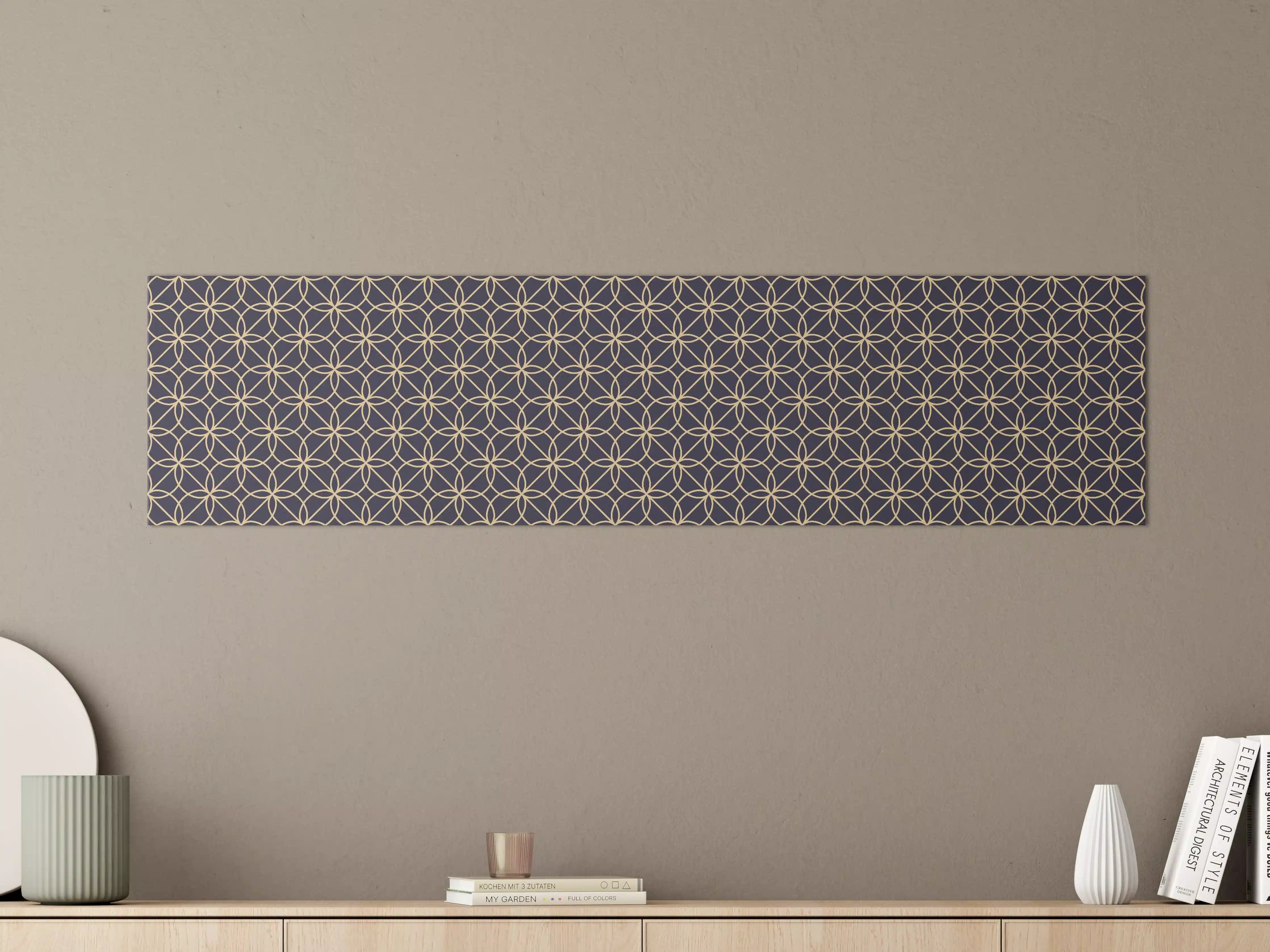 Große Wandbilder - Geometrisches Linienmuster