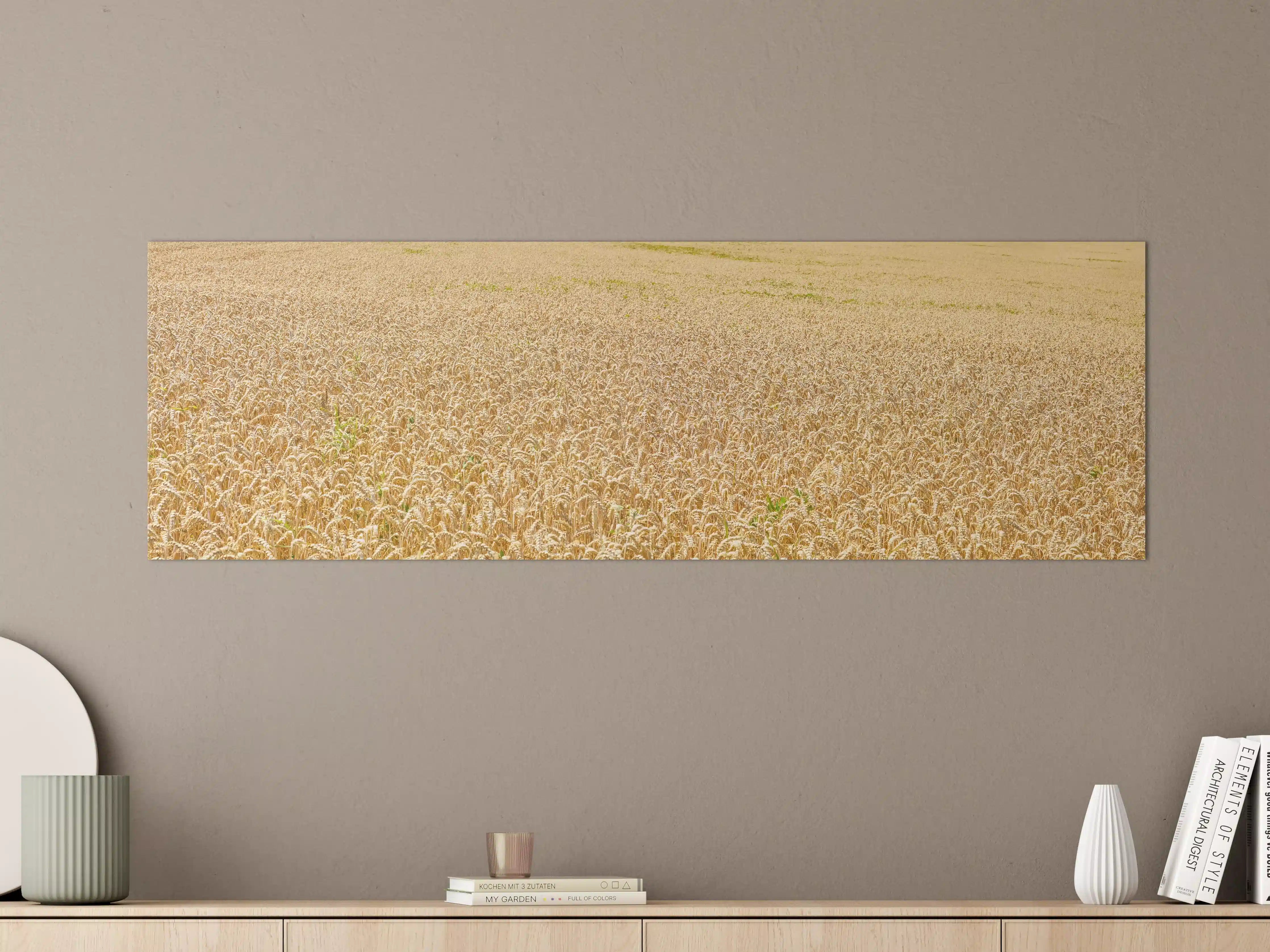 Große Wandbilder - Getreidefeld - Panoramabild