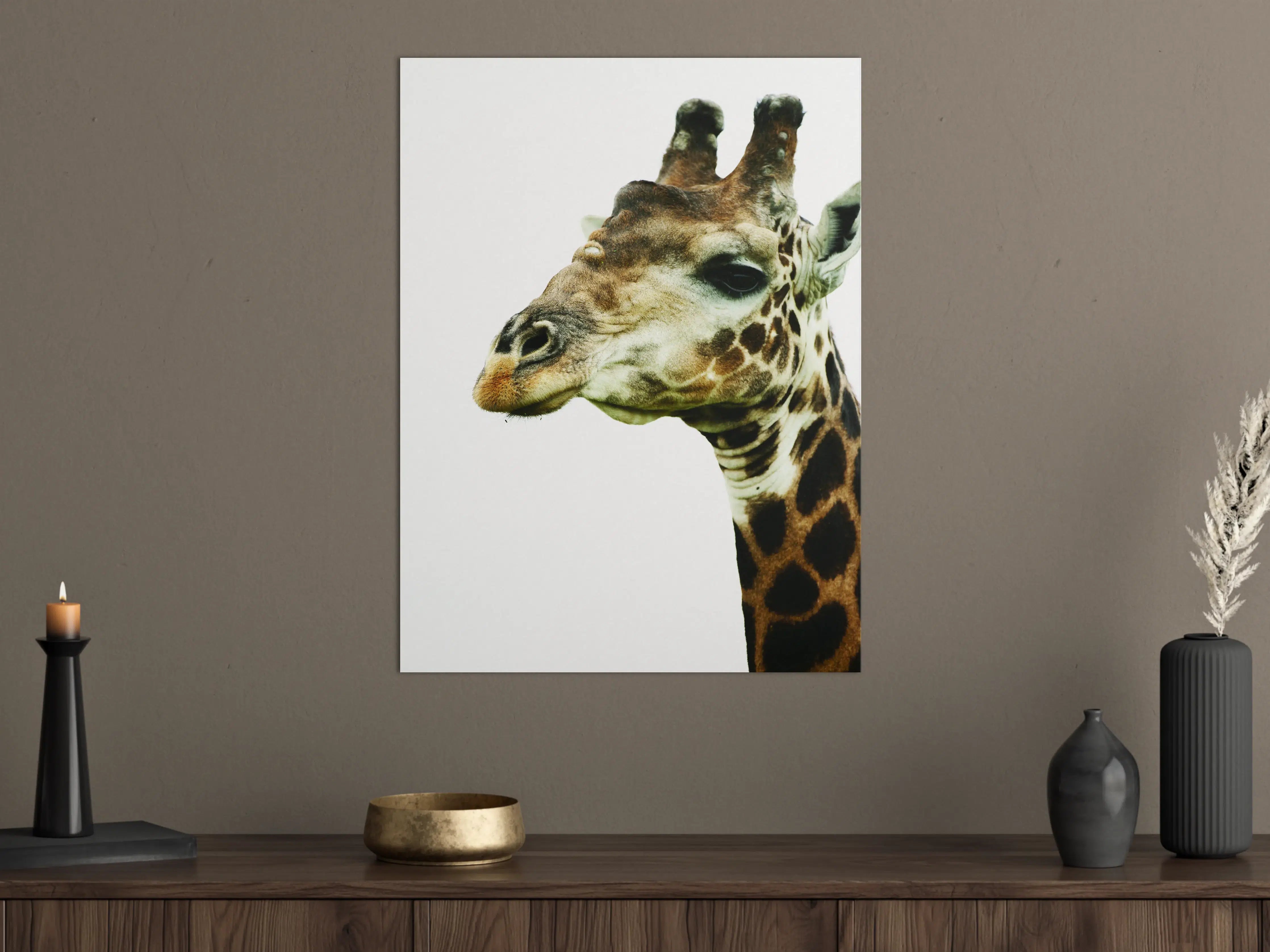Große Wandbilder - Giraffe - Nahaufnahme
