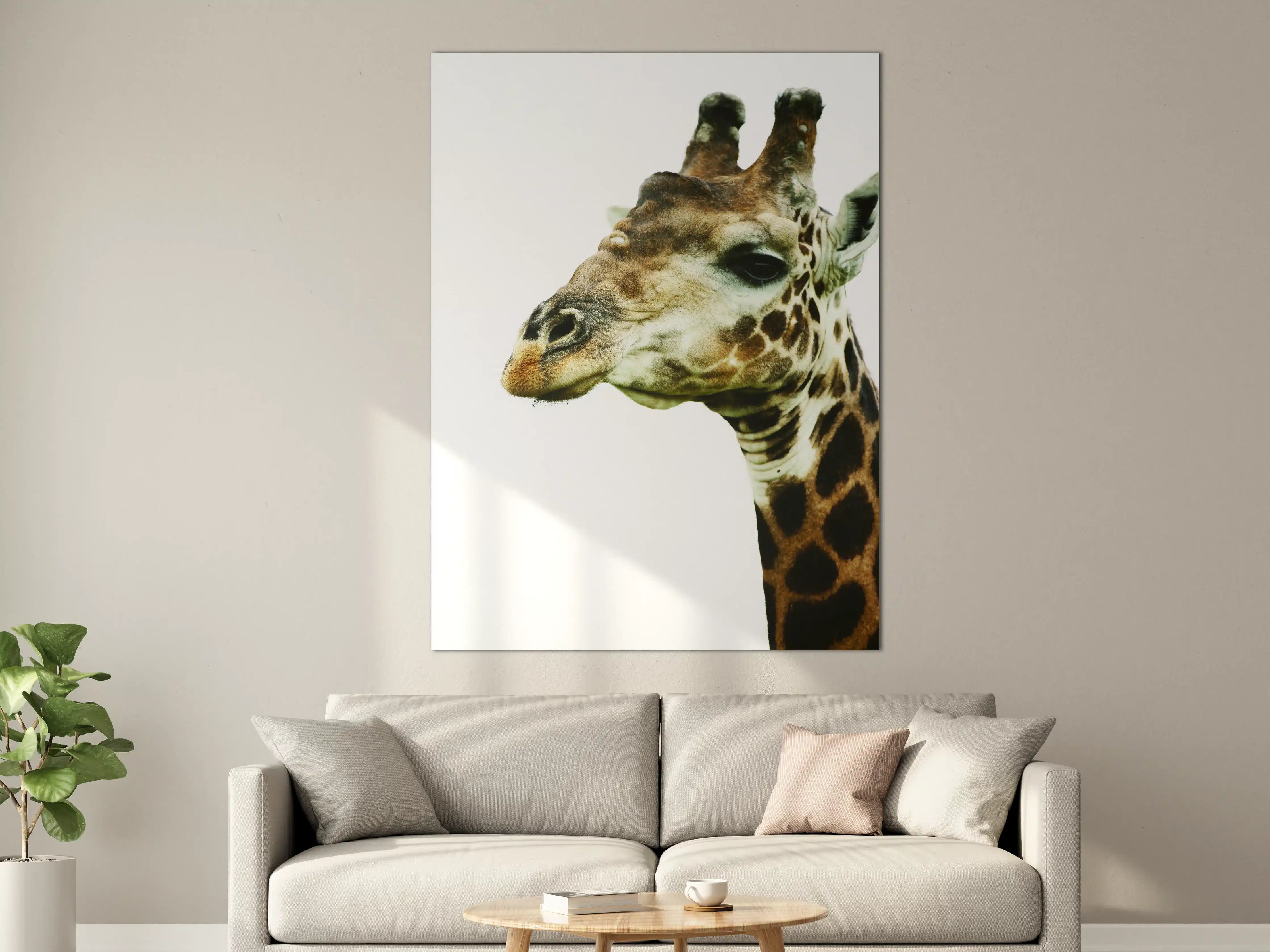 Große Wandbilder - Giraffe - Nahaufnahme