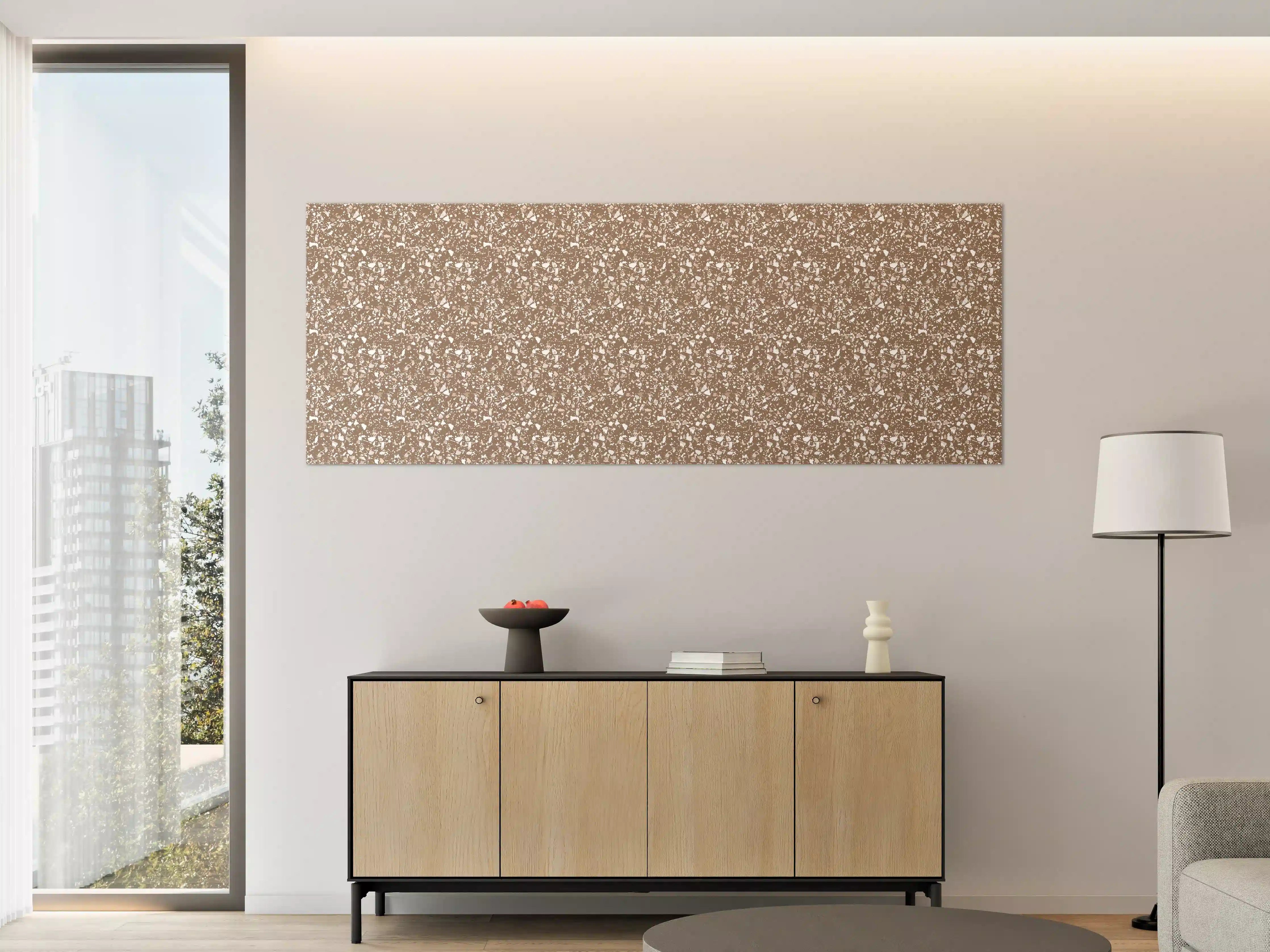 Große Wandbilder - Glittering Brown Sparkles