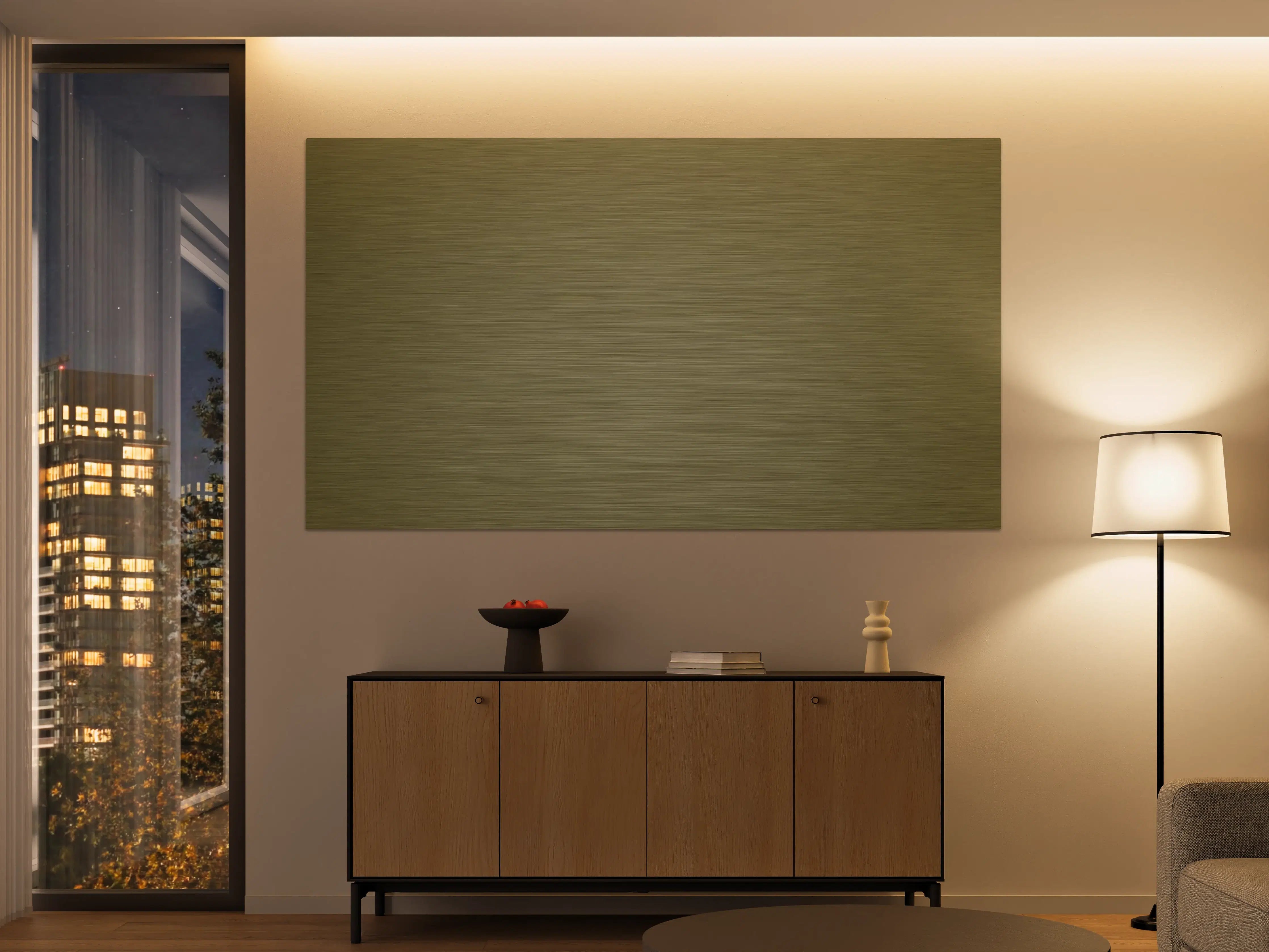 Große Wandbilder - Gold - ALU Prime - Metall Gebürstet