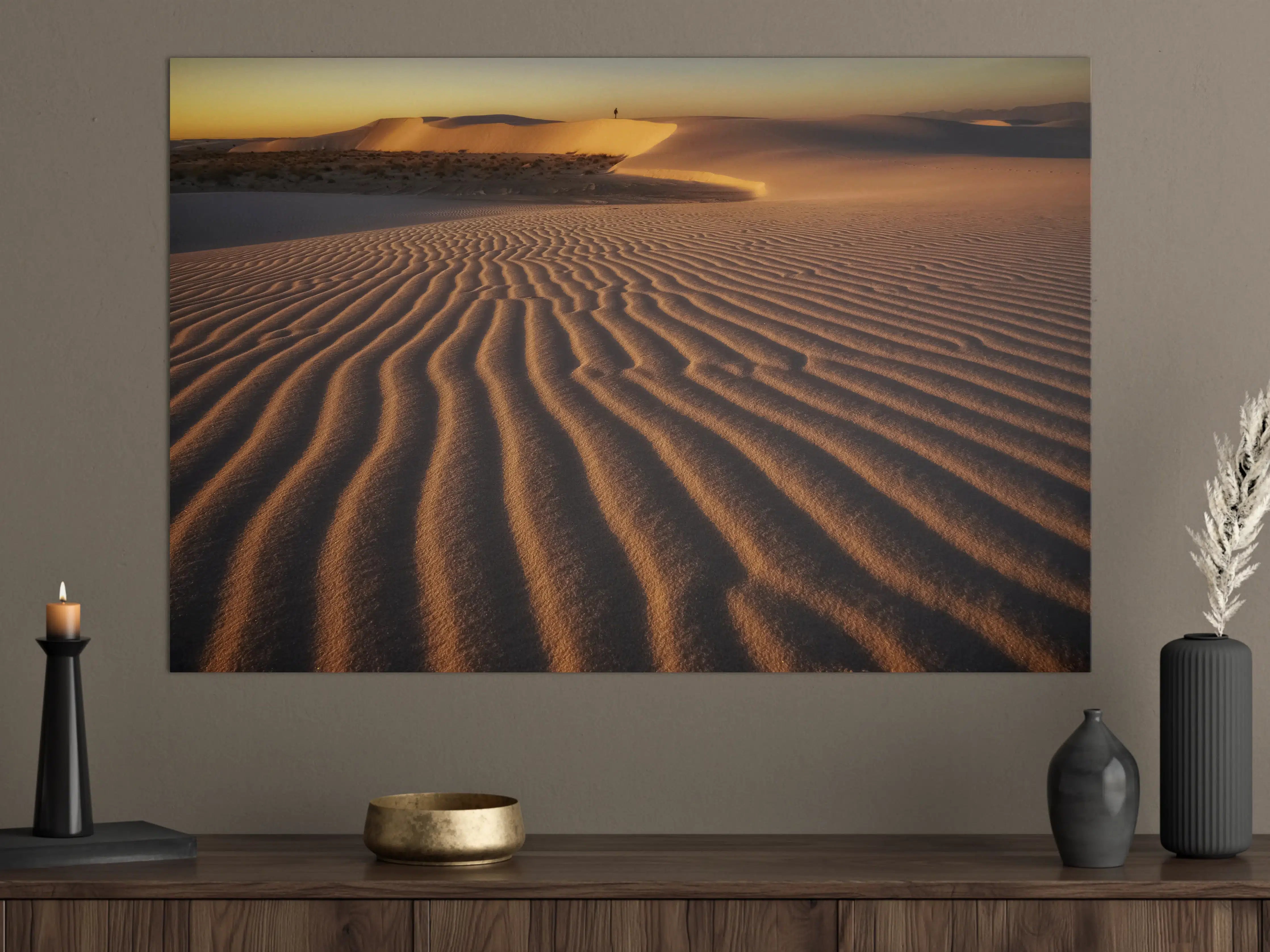 Große Wandbilder - Golden Sands Desert Sunset