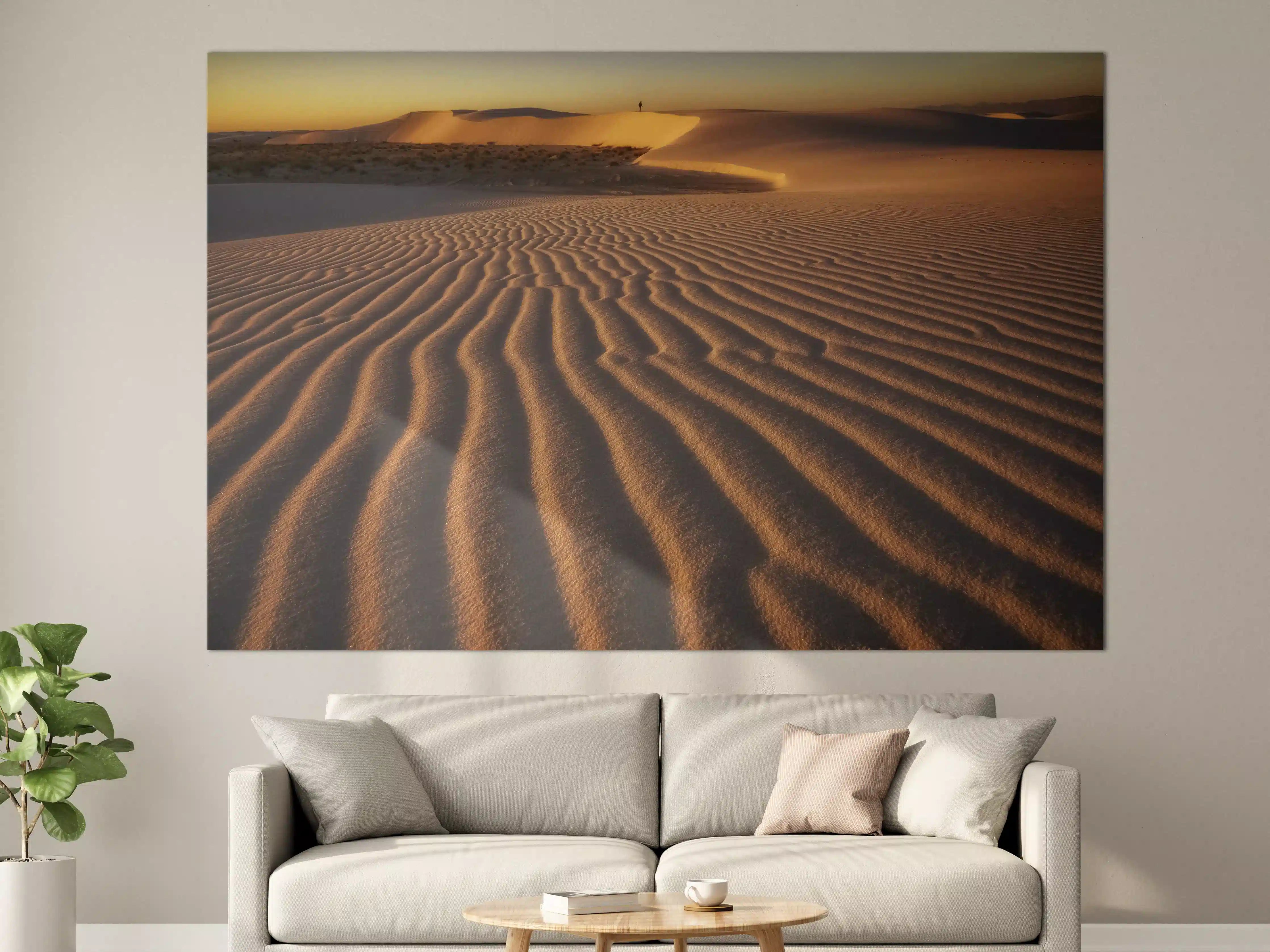 Große Wandbilder - Golden Sands Desert Sunset