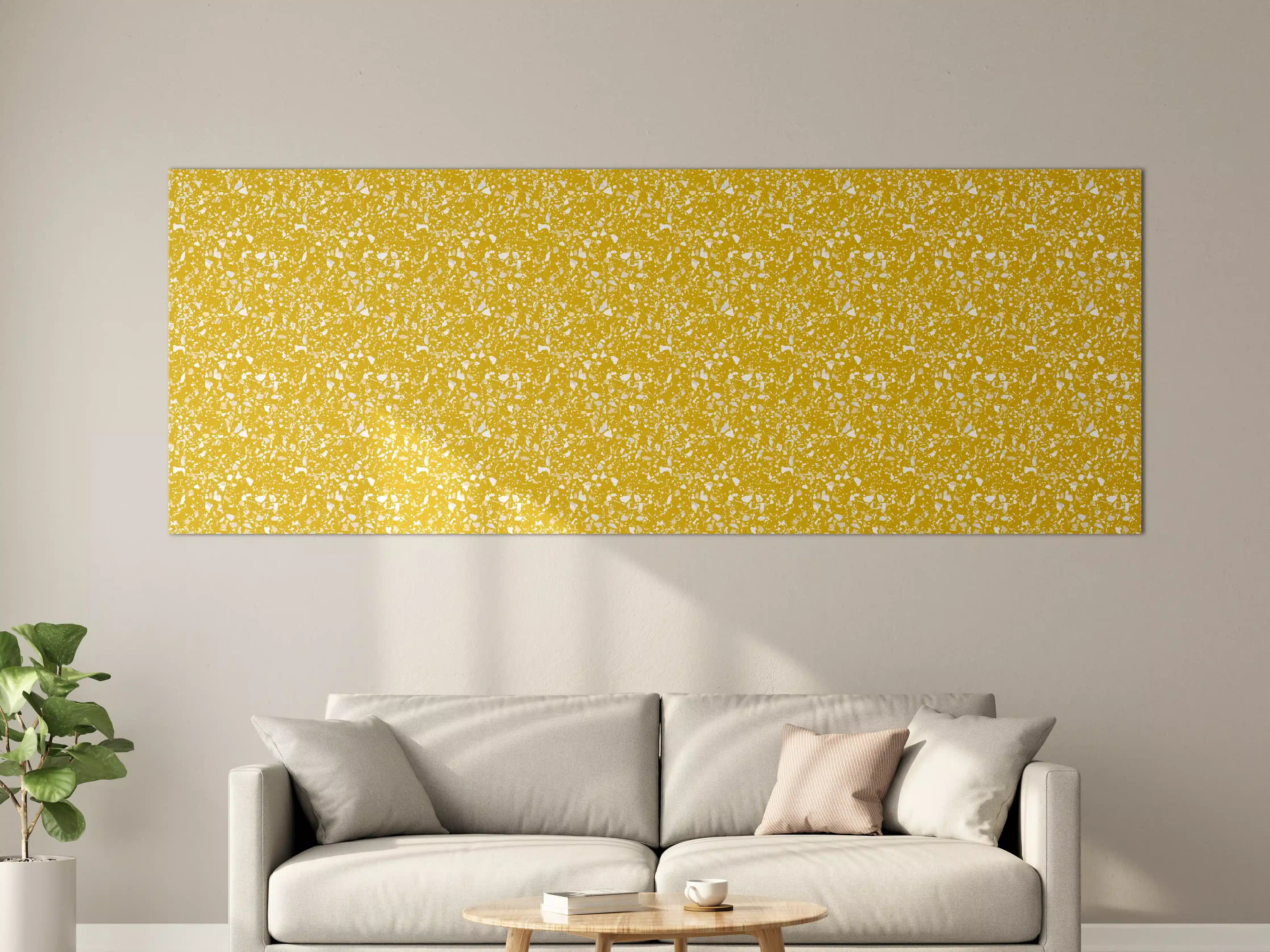 Große Wandbilder - Goldene Spritzer Textur