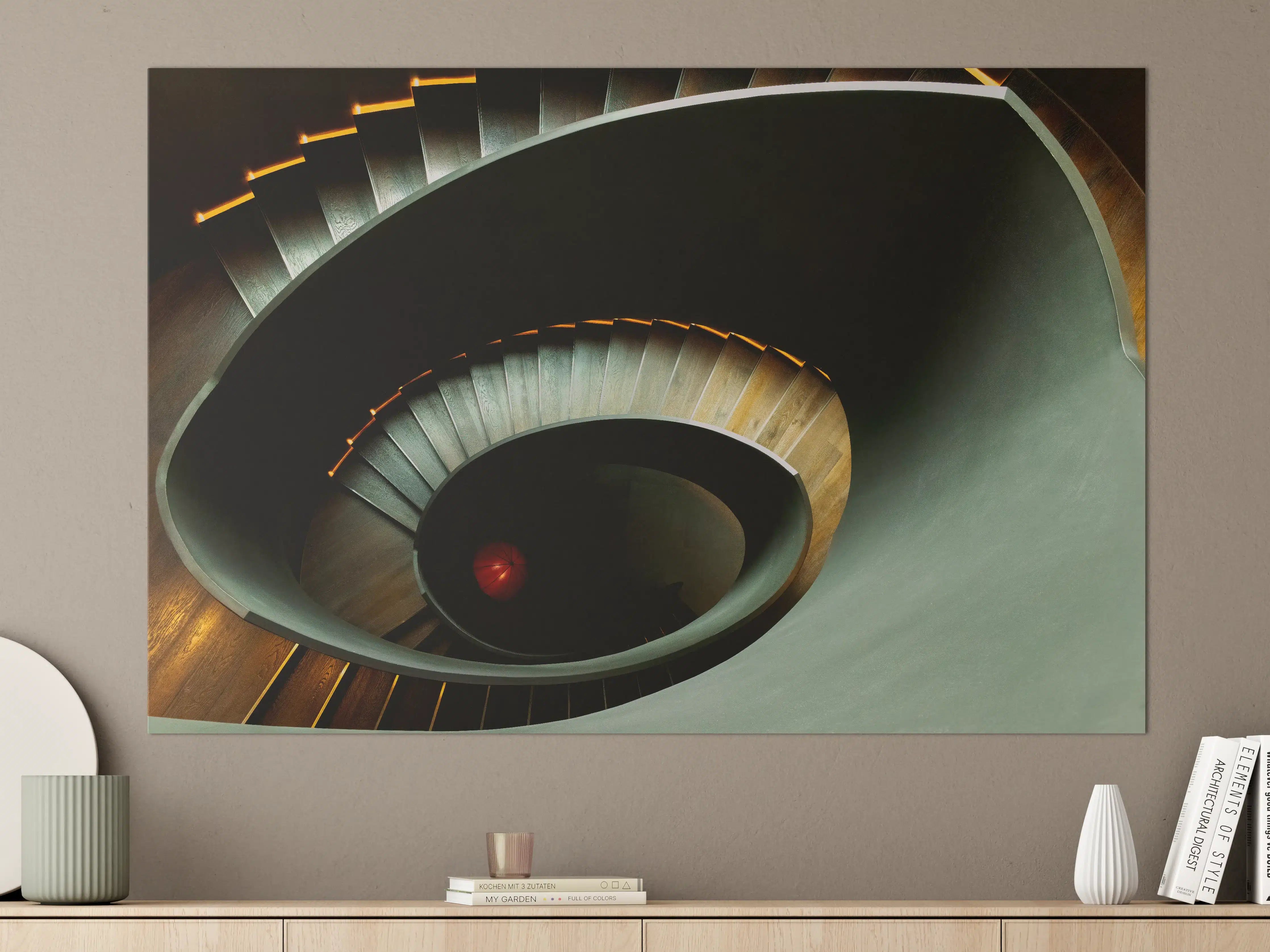 Große Wandbilder - Gräuliche Architektur - Treppen