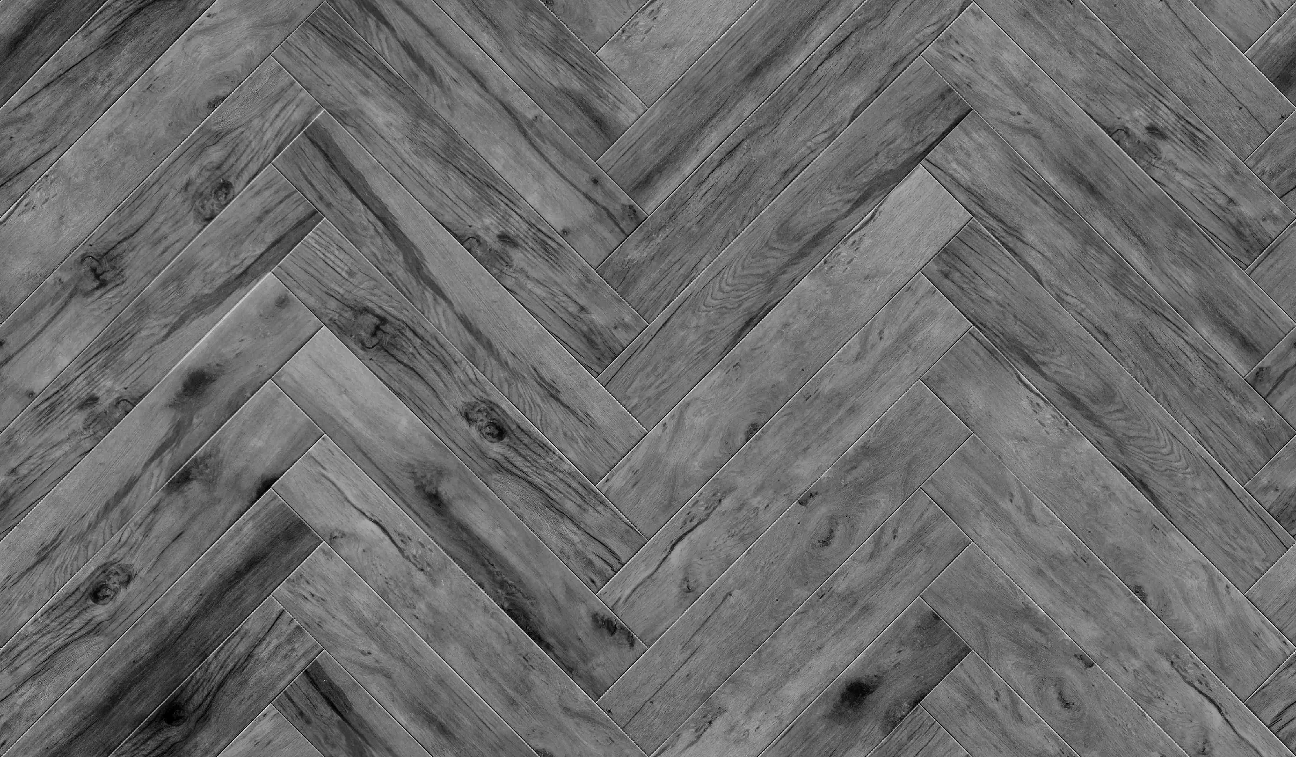 Große Wandbilder-Gräuliches Holzparkett mit Fischgrätenmuster