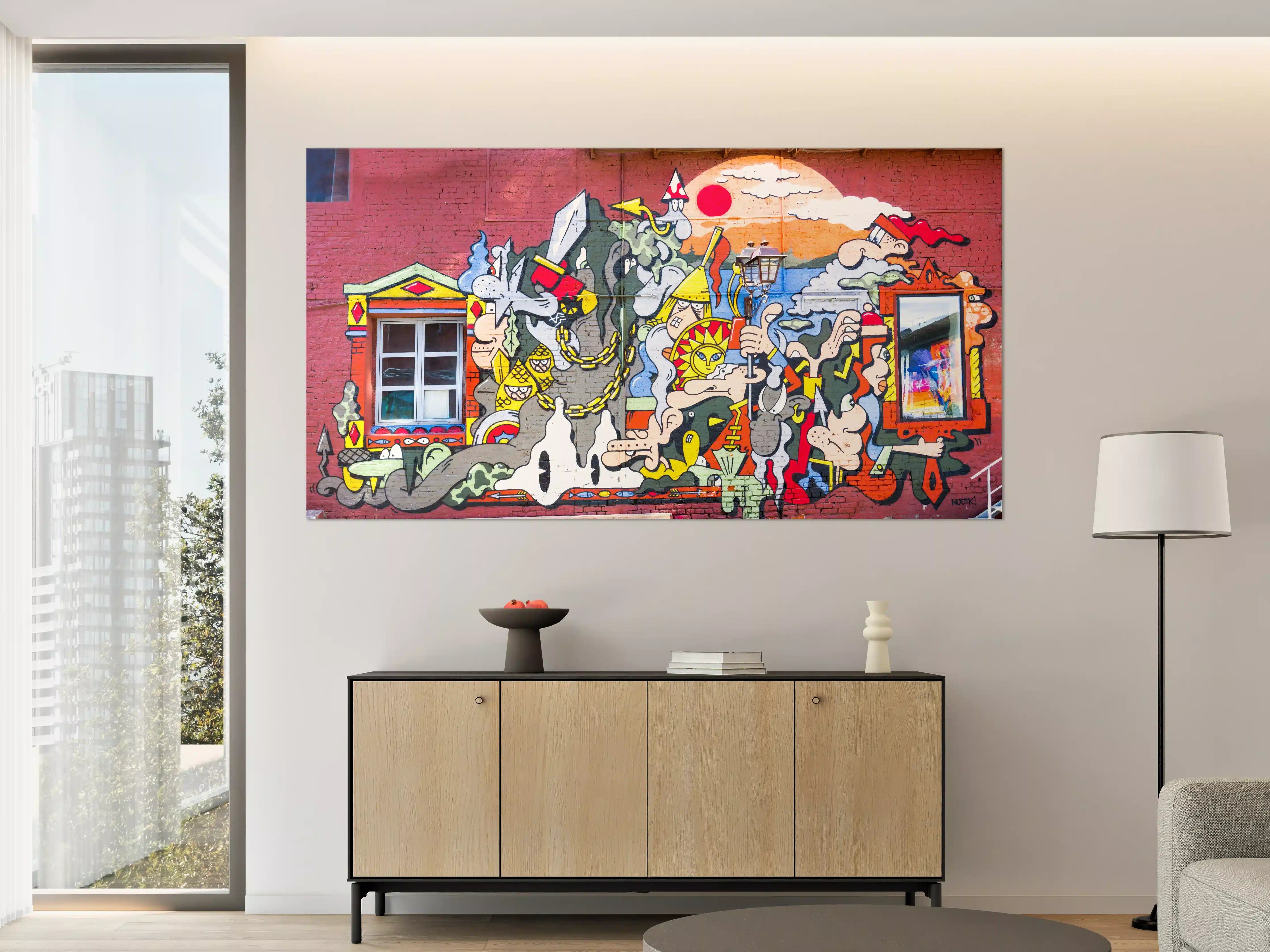 Große Wandbilder - Graffiti Wand - Urban Streetstyle