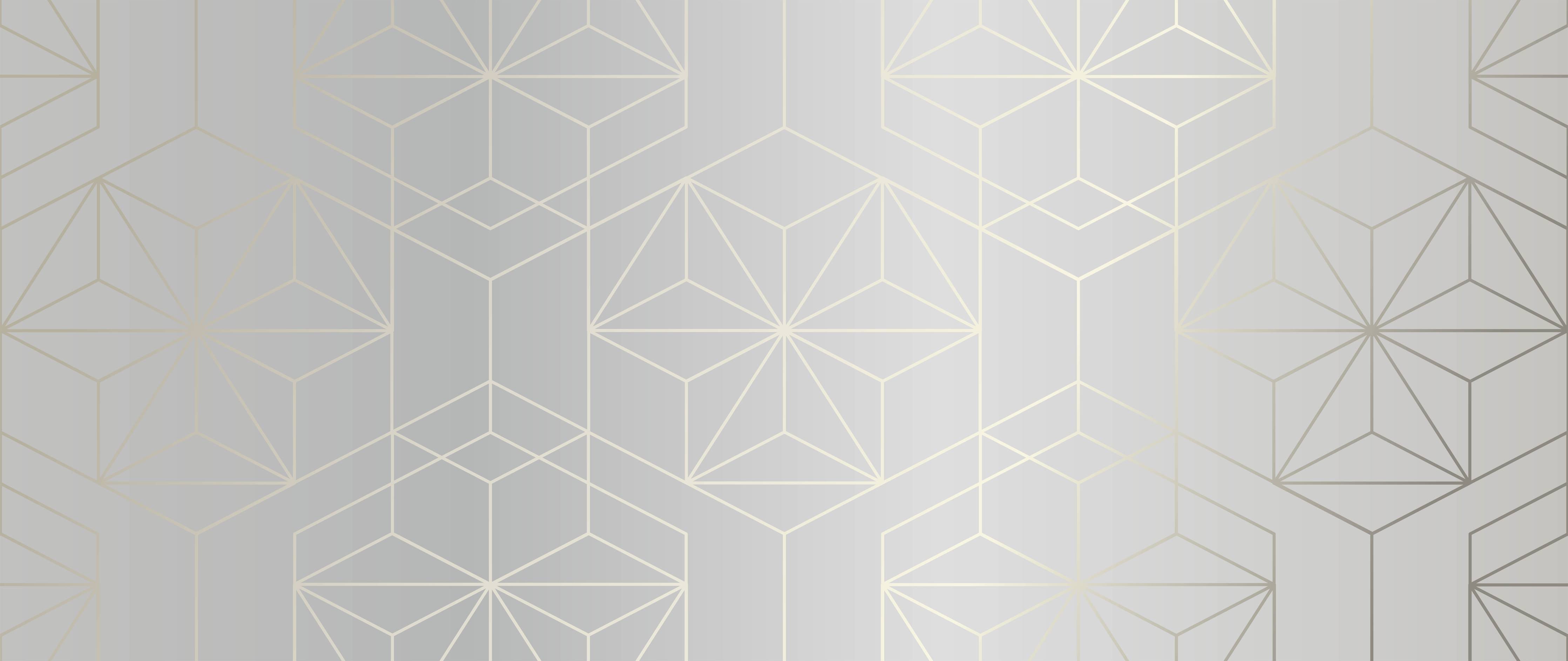 Große Wandbilder-Graue Geometrie auf Weißen Flächen