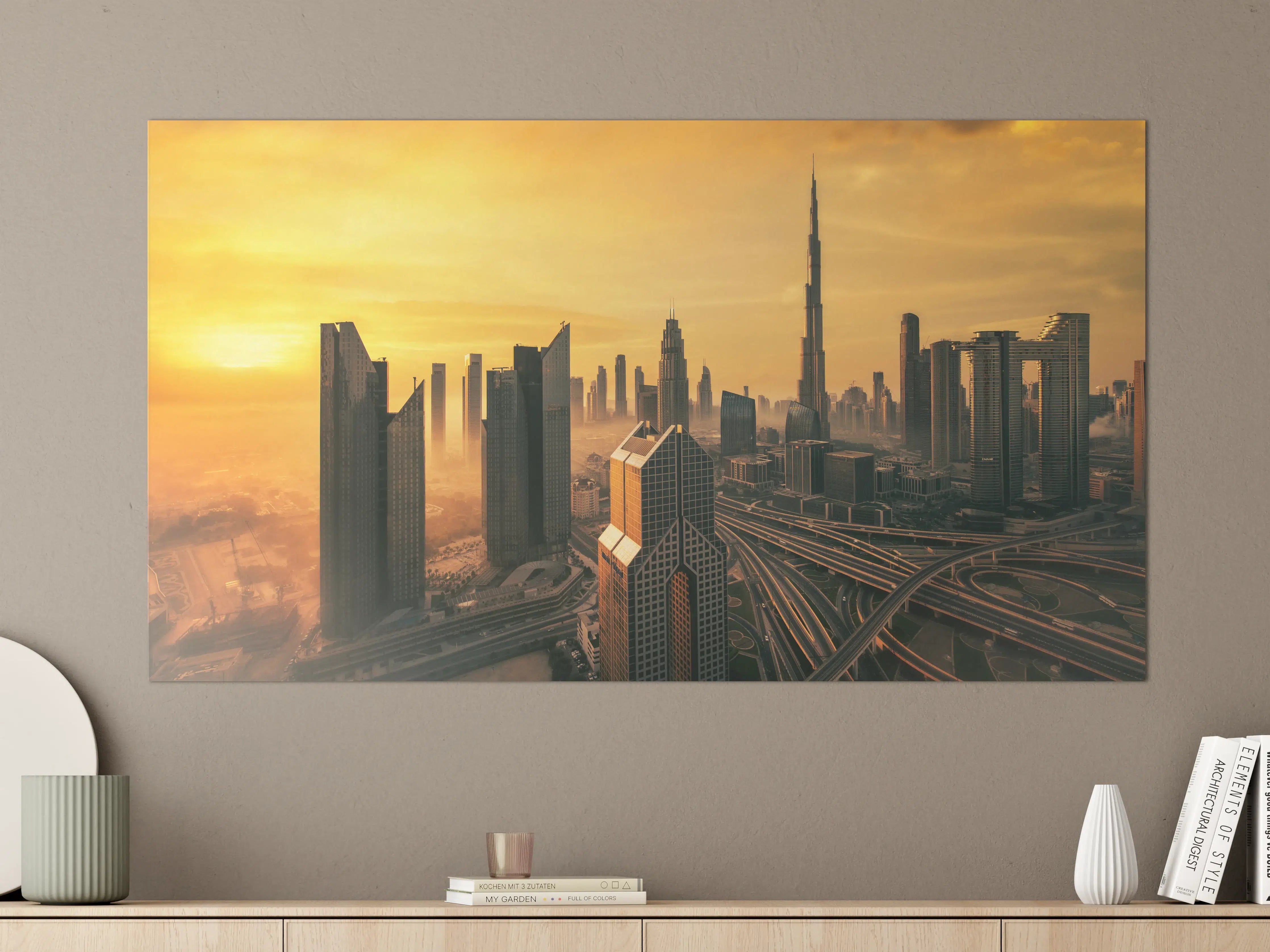 Große Wandbilder - Graue Morgenhorizonte