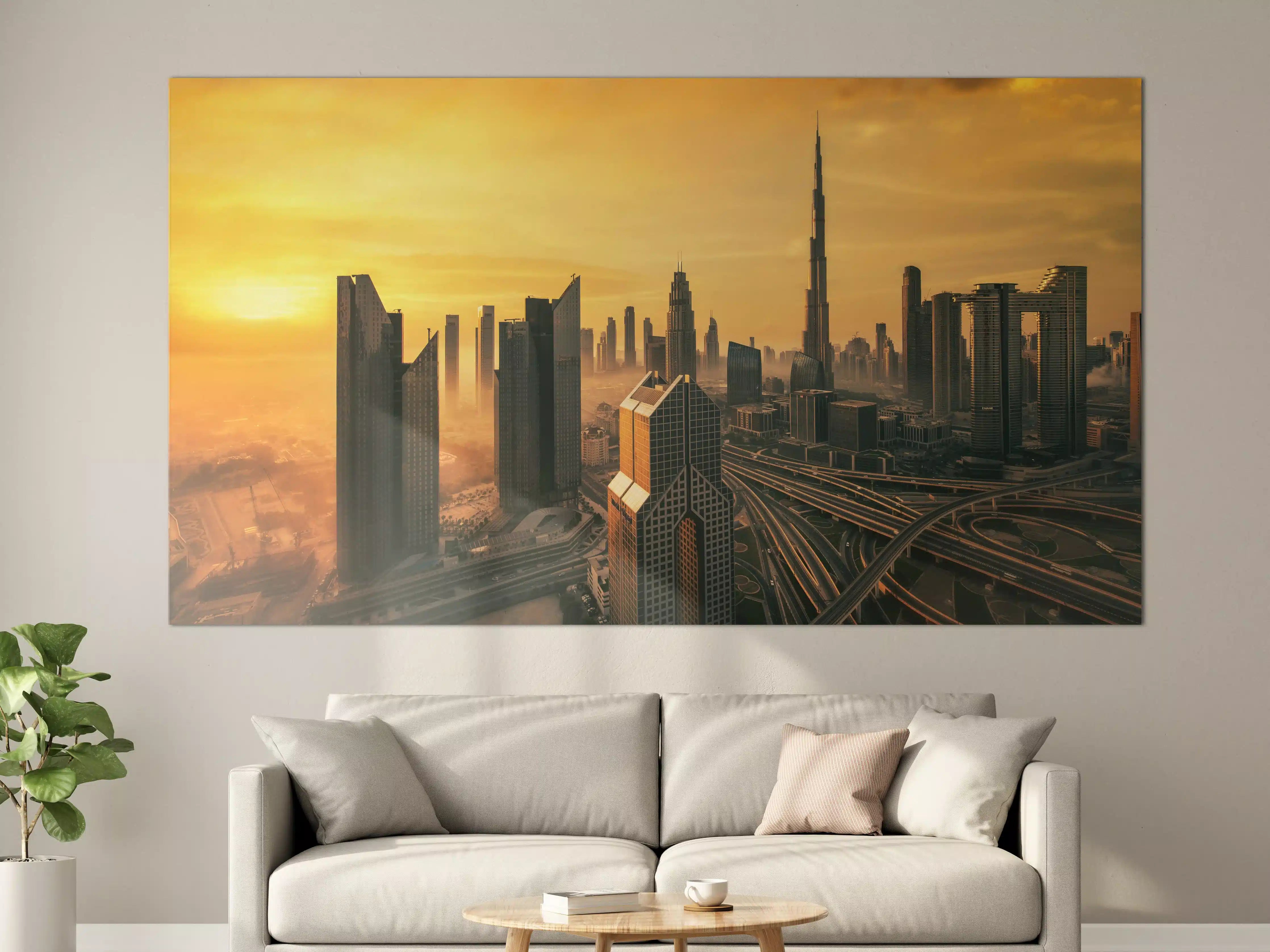 Große Wandbilder - Graue Morgenhorizonte