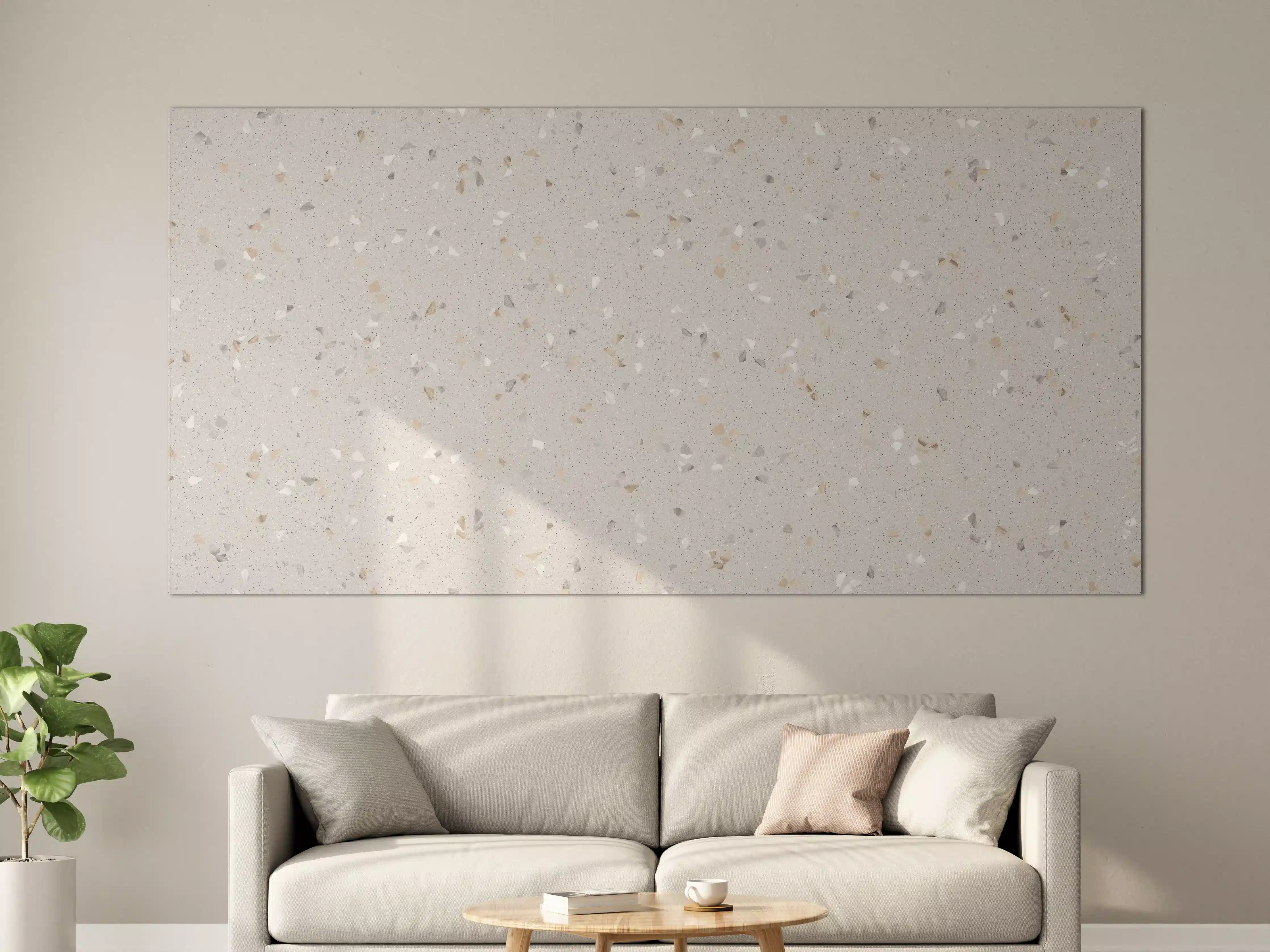 Große Wandbilder - Graue Mosaiksteine 