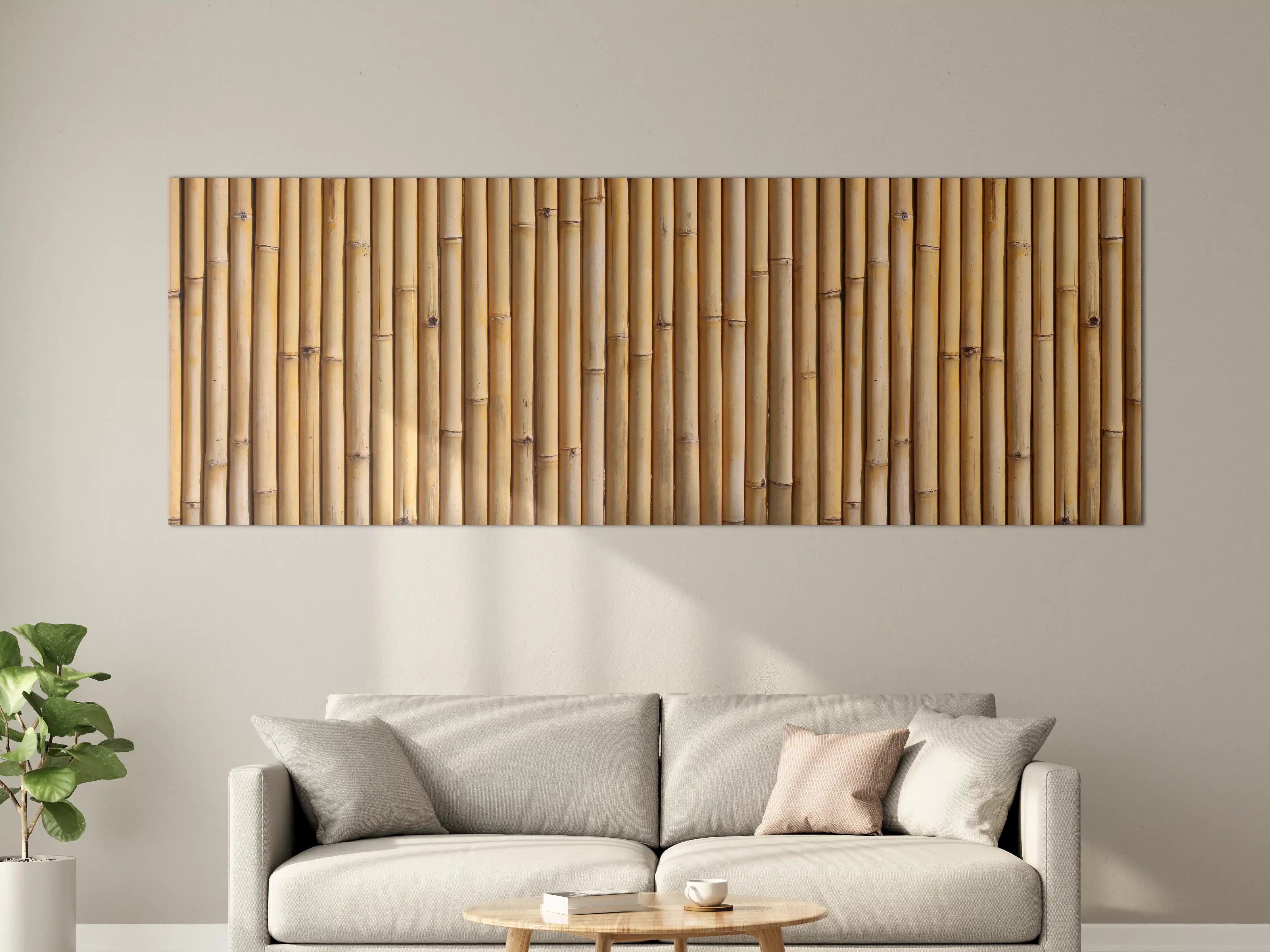Große Wandbilder - Graue Naturholz Wandkunst
