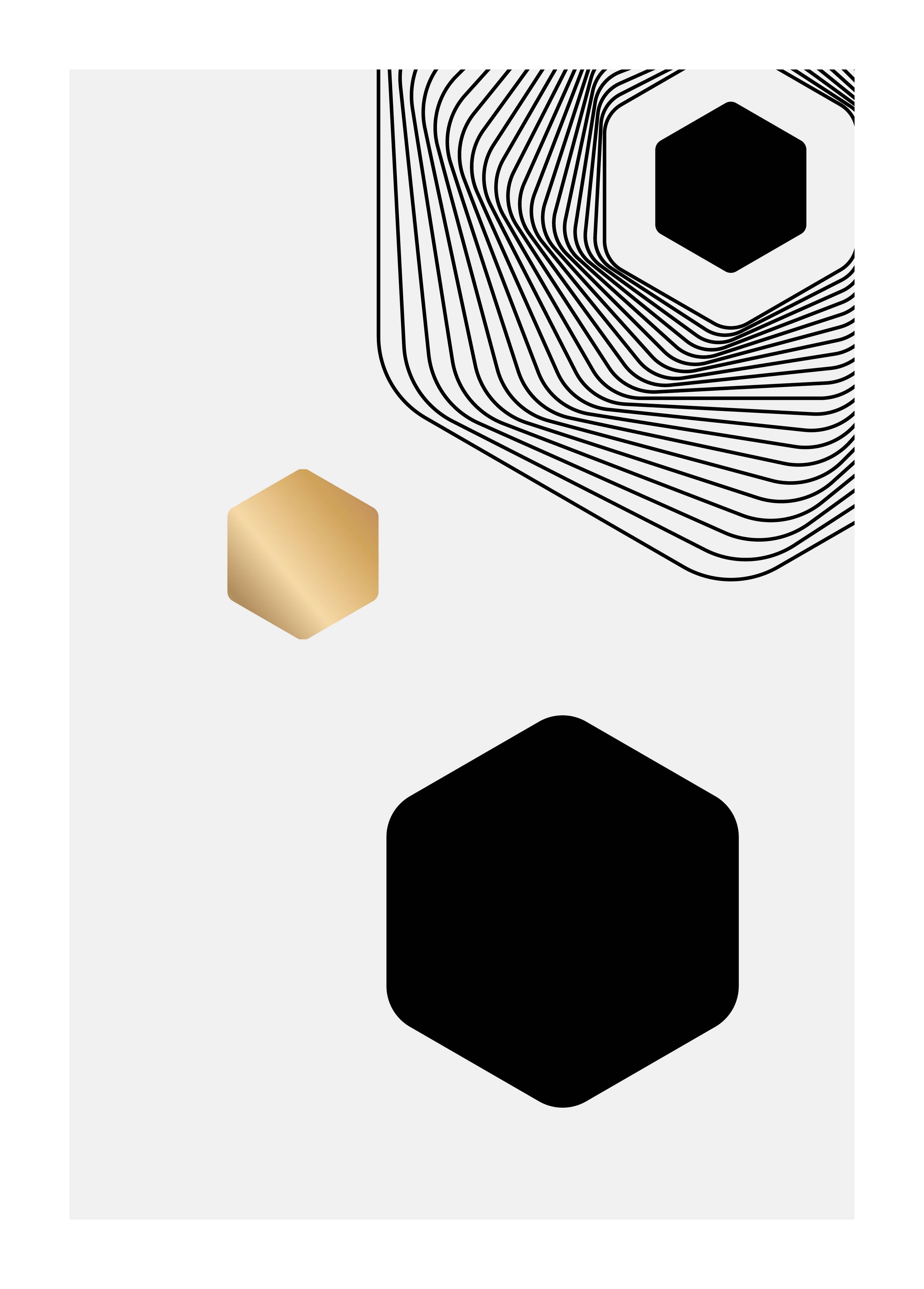 Große Wandbilder-Graue geometrische Wände