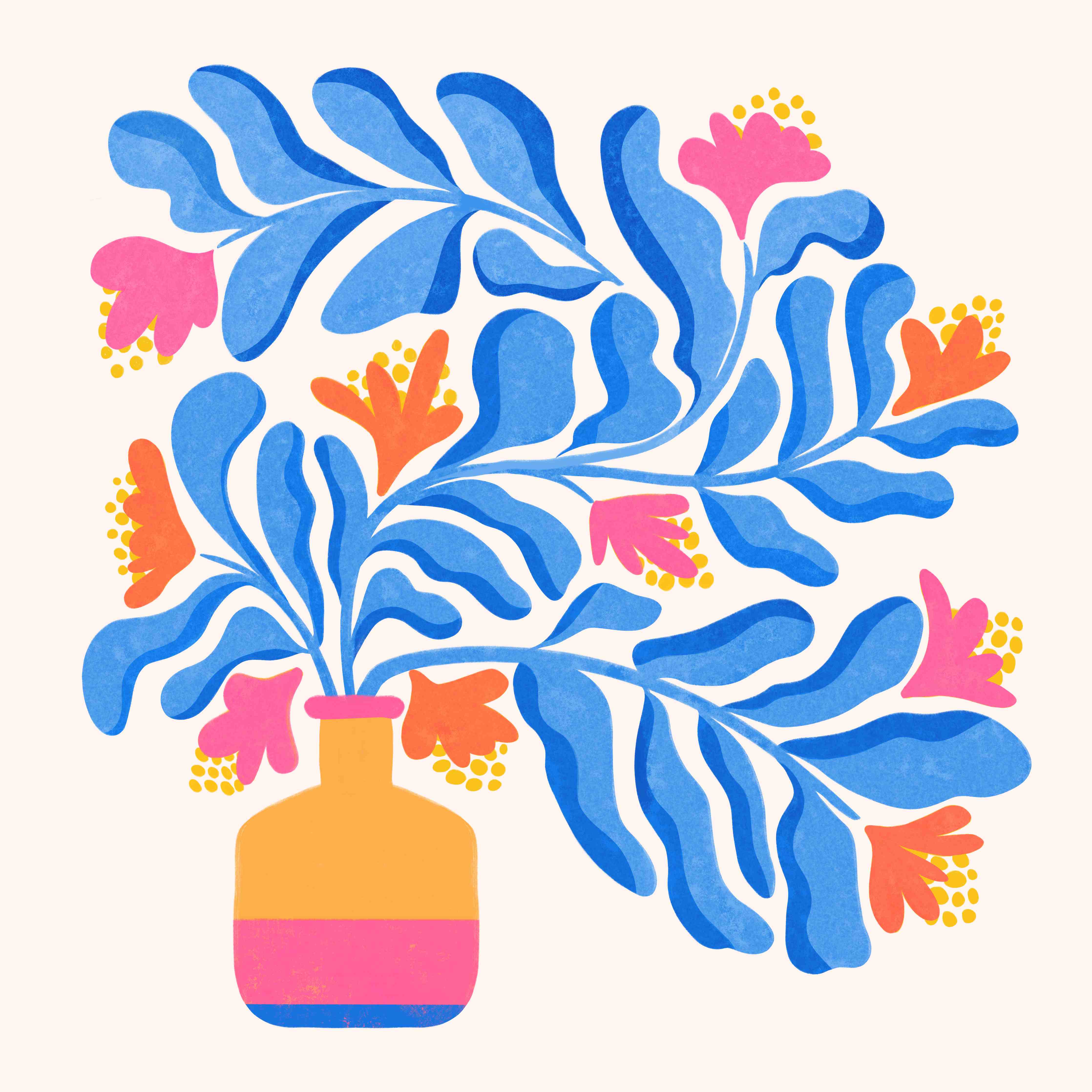 Große Wandbilder-Grauer Blumenstrauß in moderner Vase