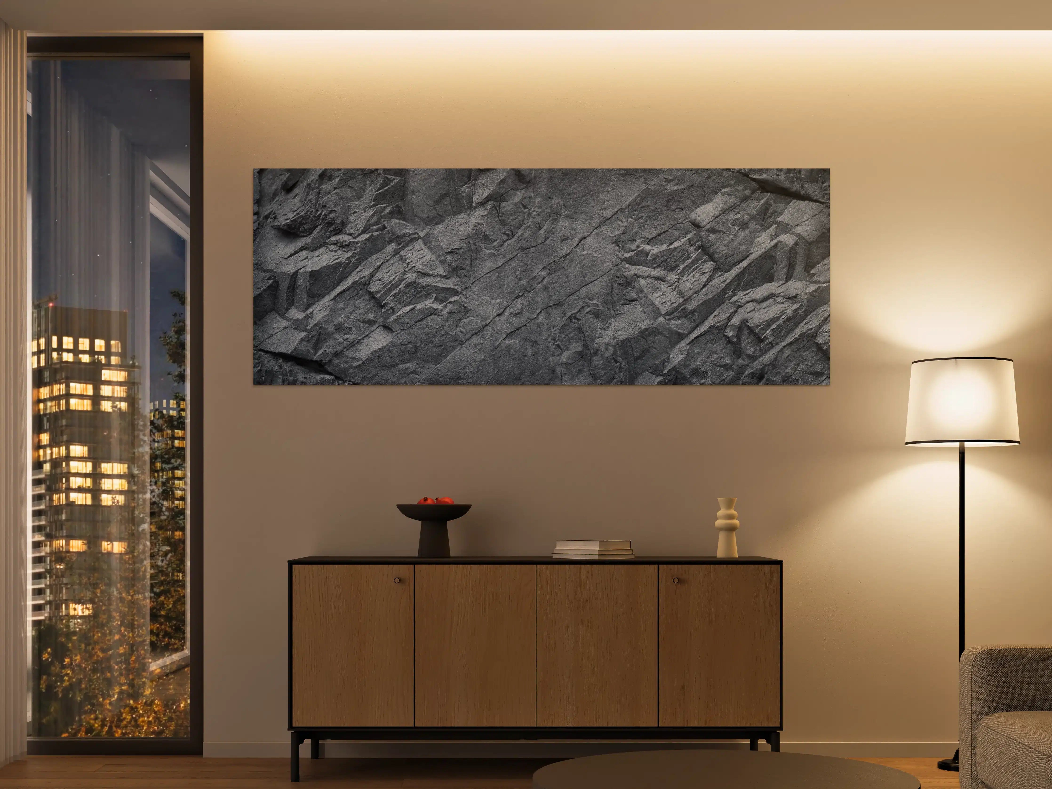 Große Wandbilder - Grauer Fels