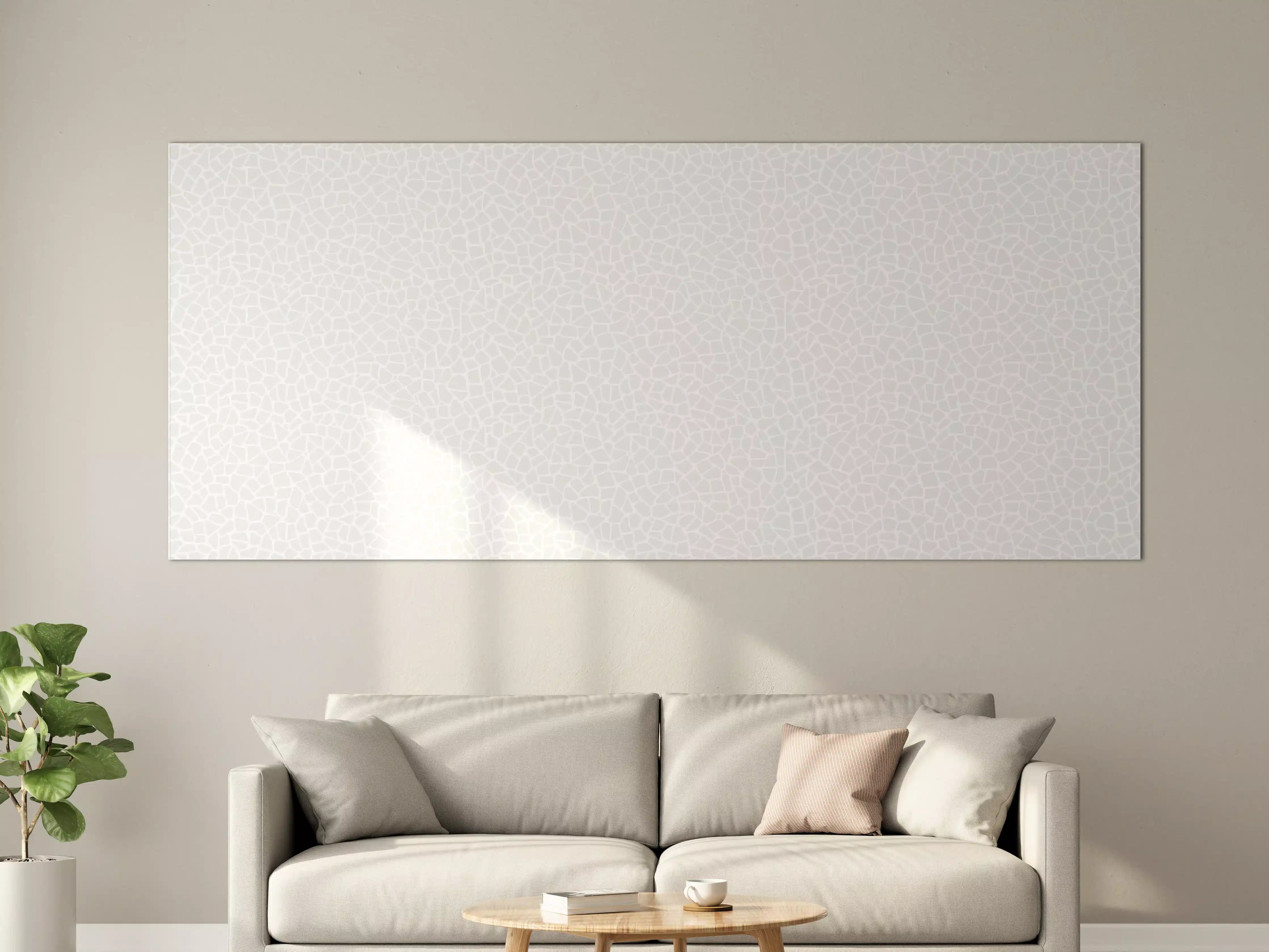 Große Wandbilder - Grauer Marmor mit zarten Linien