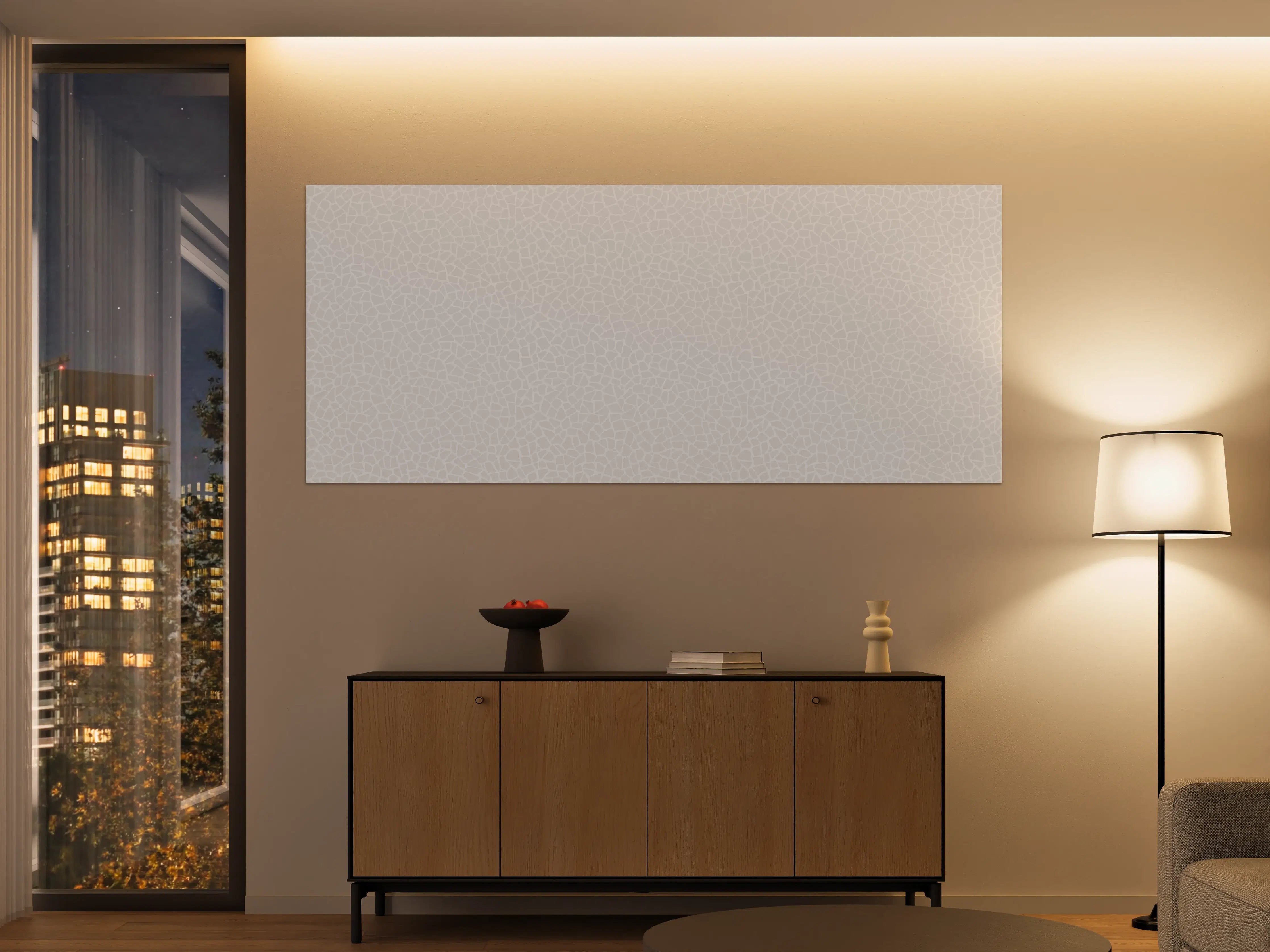 Große Wandbilder - Grauer Marmor mit zarten Linien