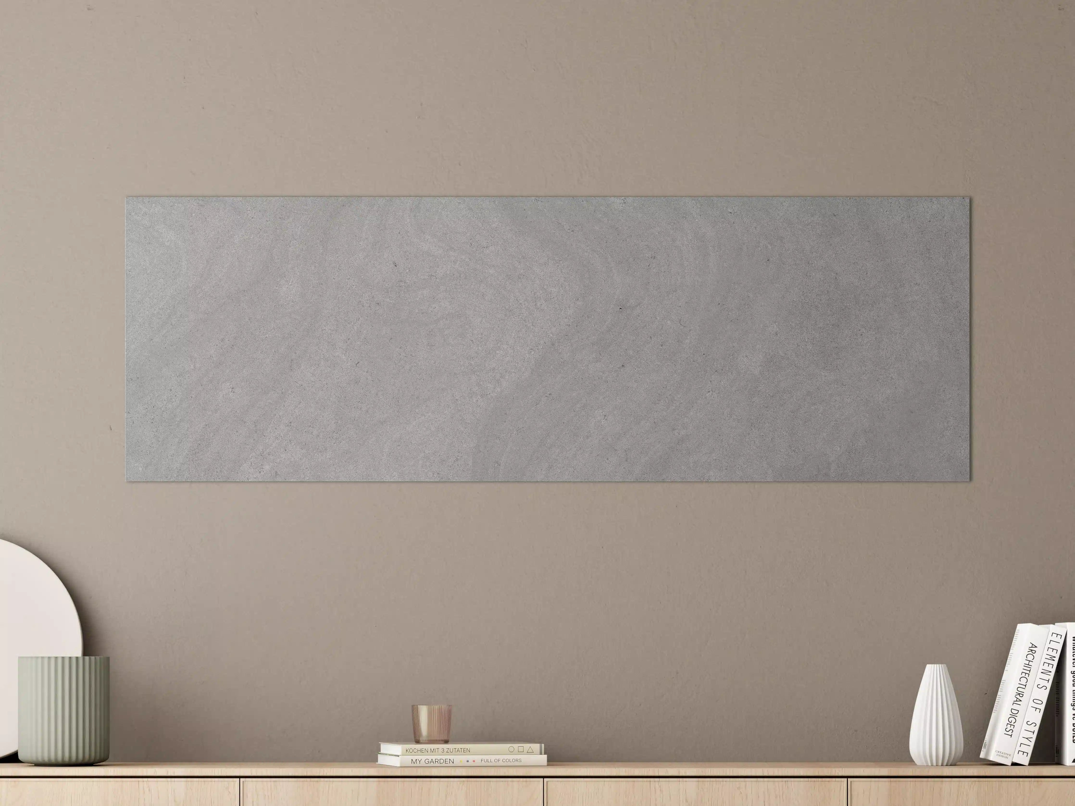 Große Wandbilder - Grauer krauser Marmor