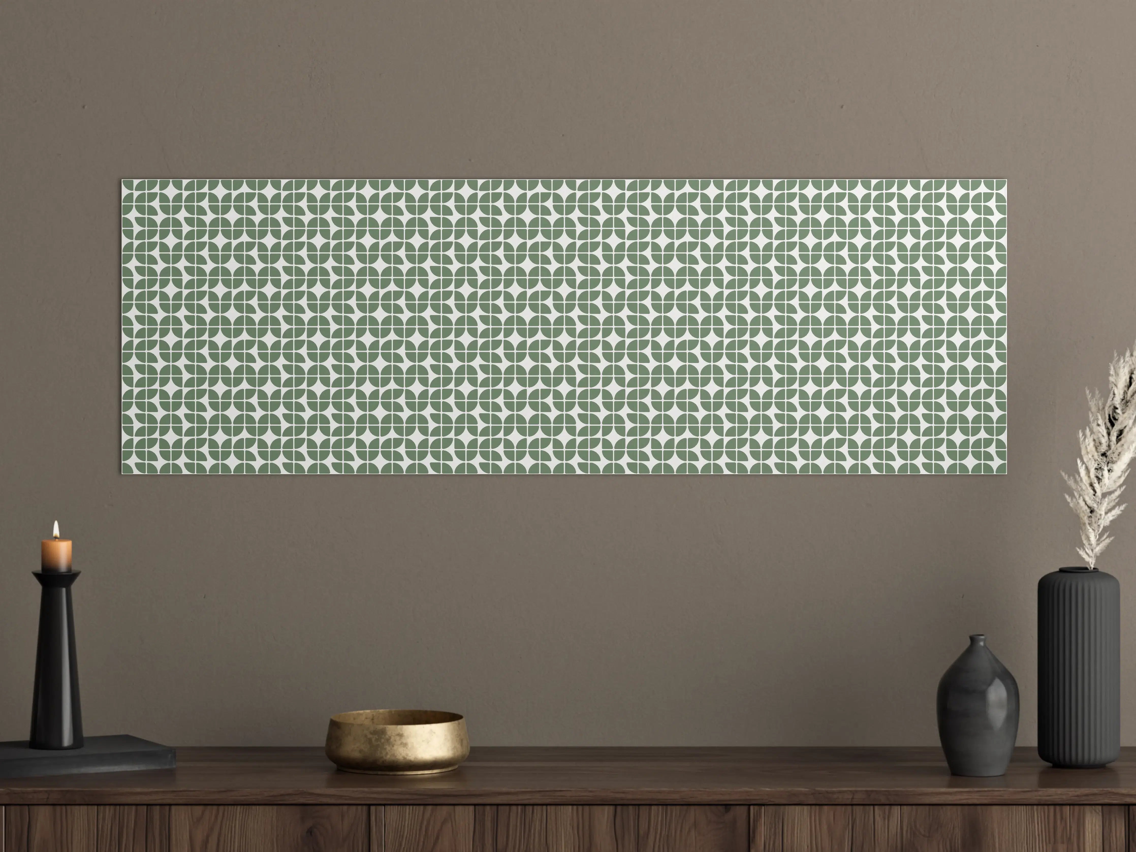 Große Wandbilder - Graues Geometrie-Design