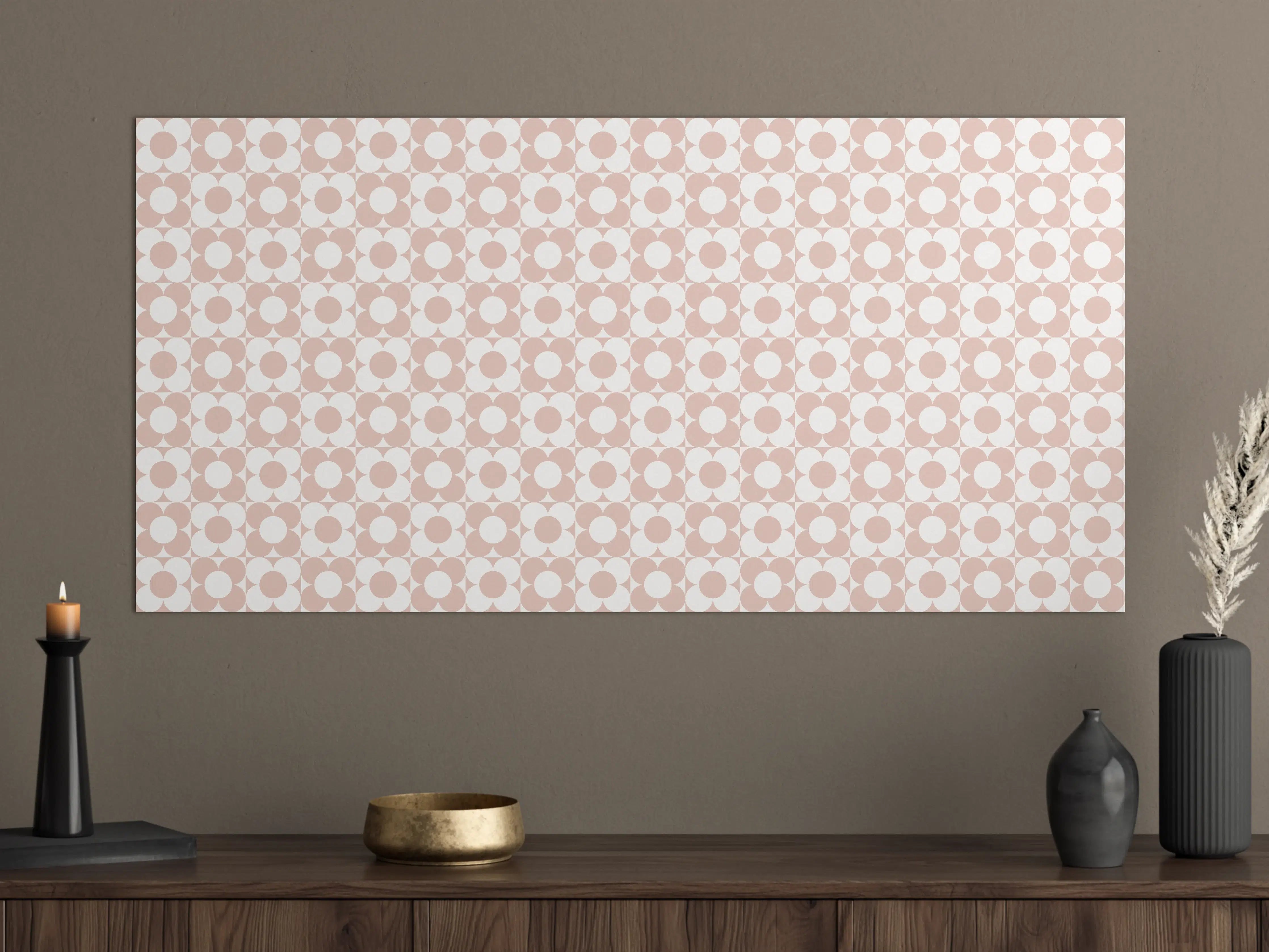 Große Wandbilder - Graues Geometrie-Motiv