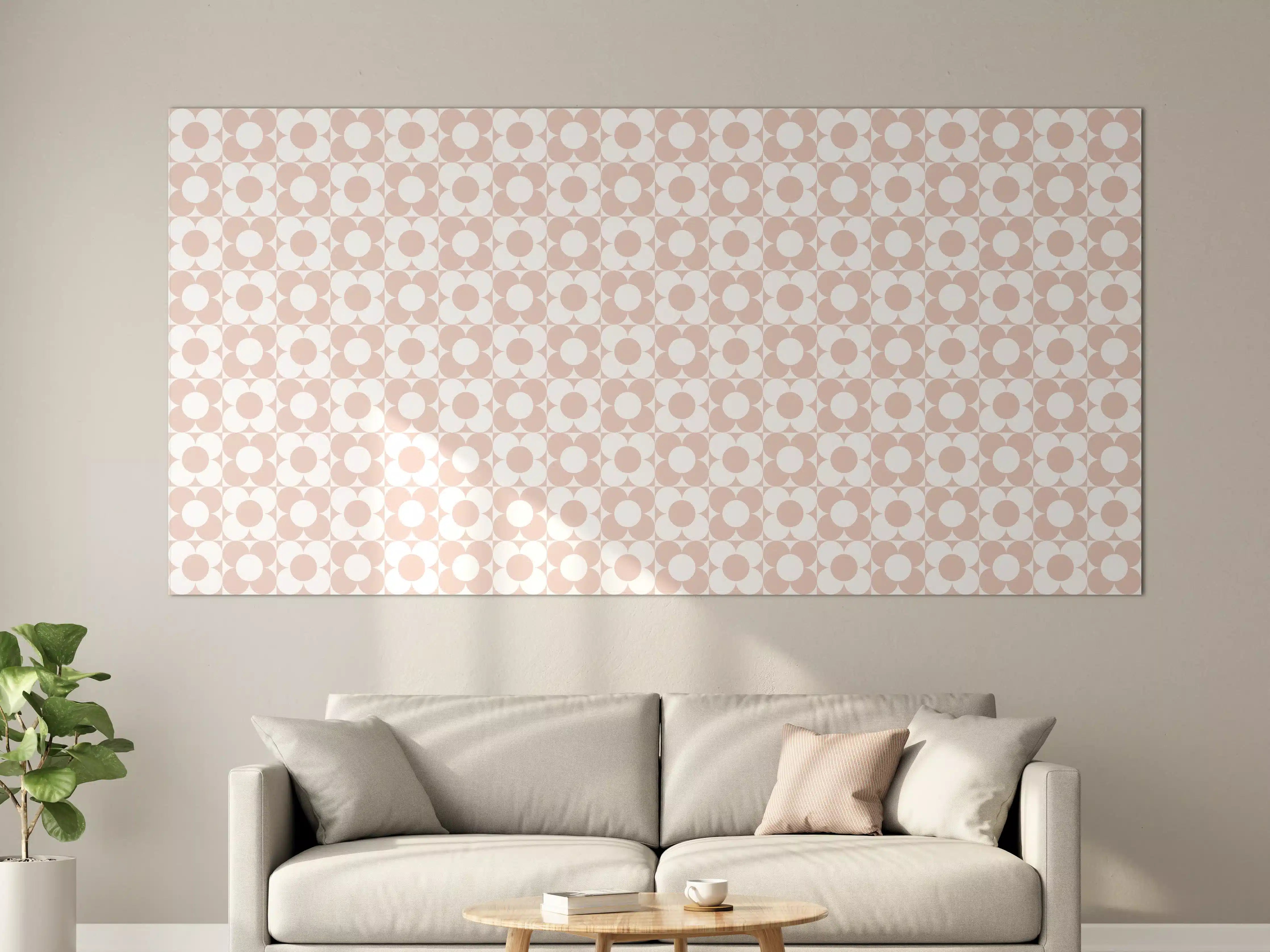 Große Wandbilder - Graues Geometrie-Motiv