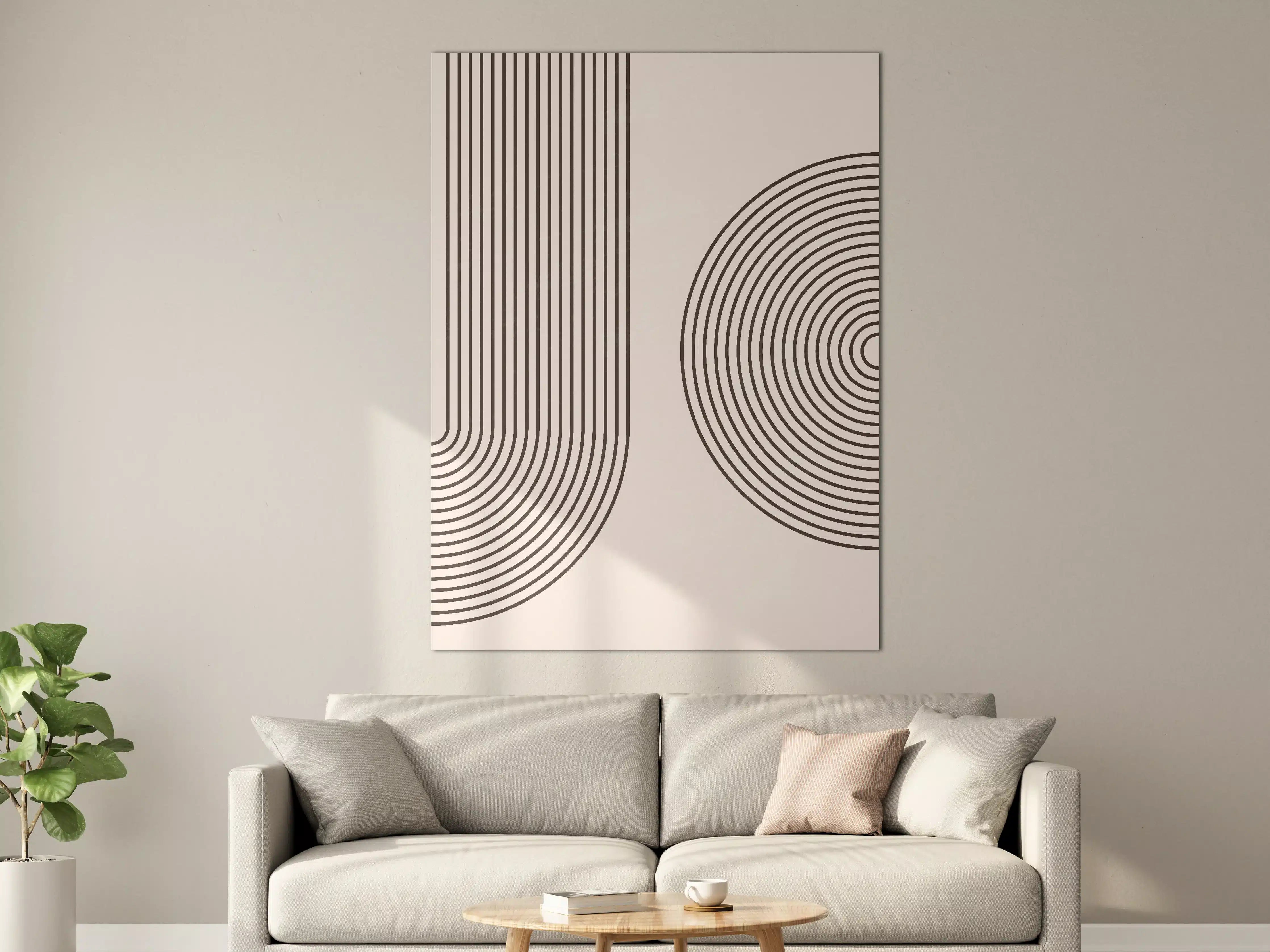 Große Wandbilder - Graustufen-Designs in Schwarz-Weiß
