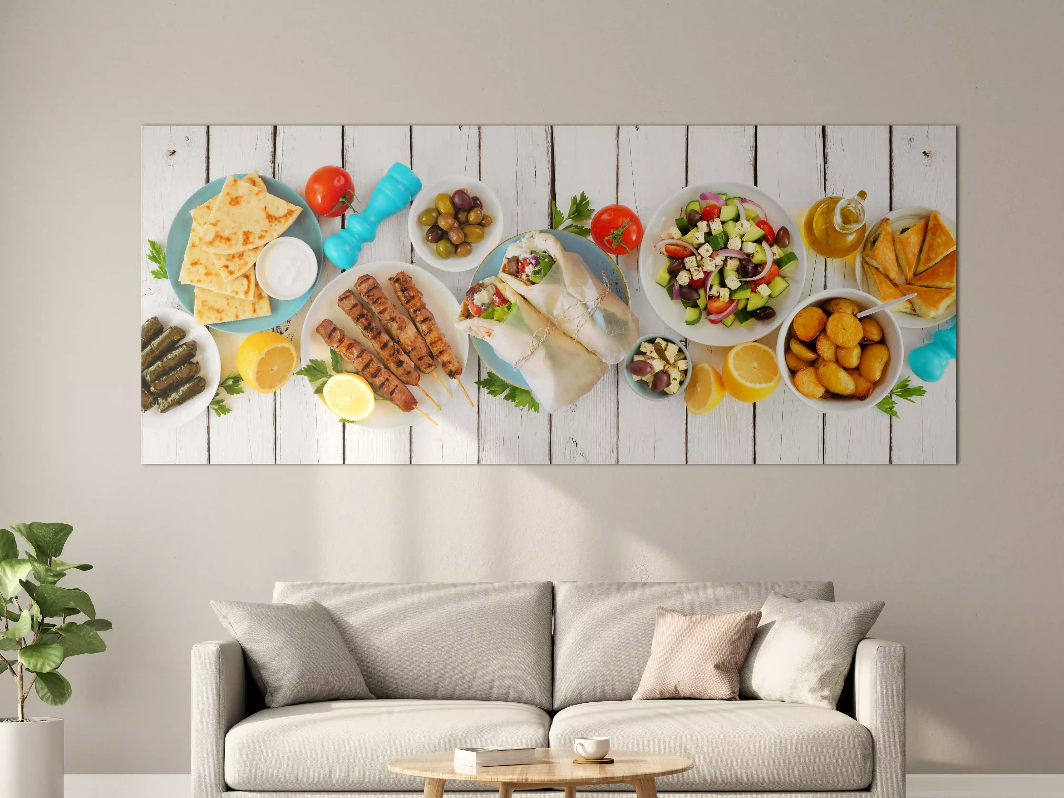 Große Wandbilder - Griechisches Essen